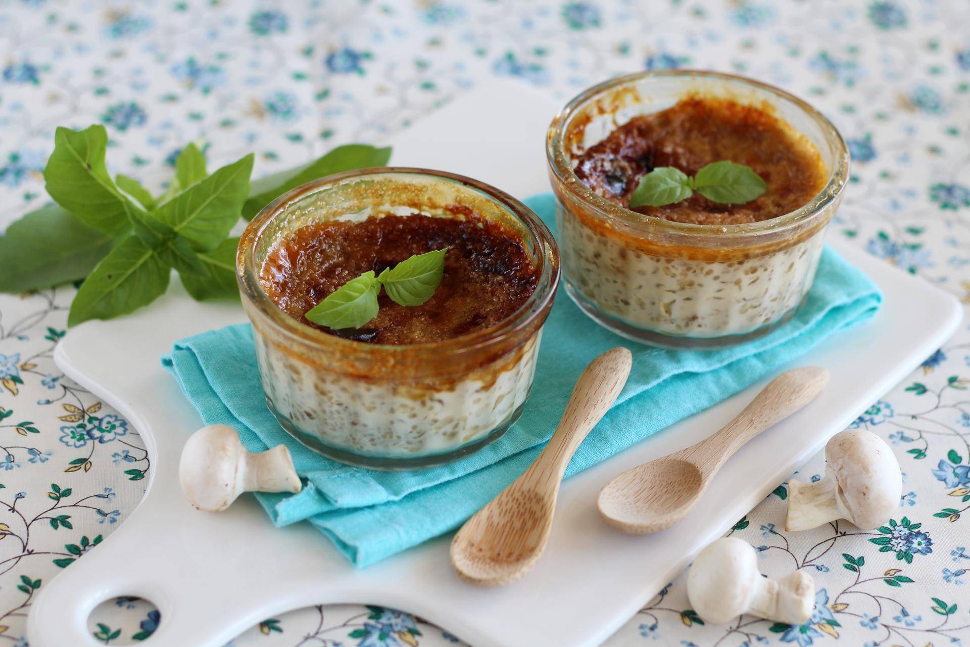 Crème brûlée aux champignons - Recette Companion Connect | Moulinex