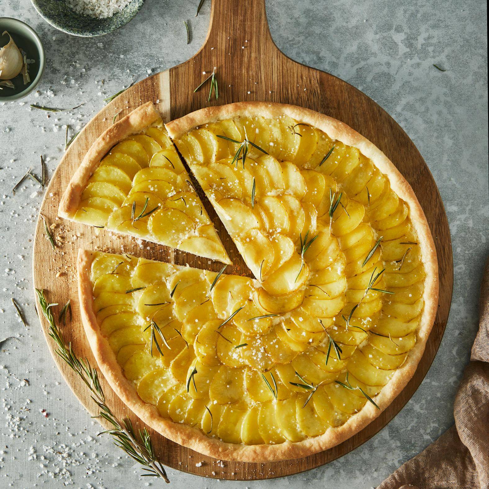 Pizza italienne aux pommes de terre - Recette Cook'in One | Moulinex
