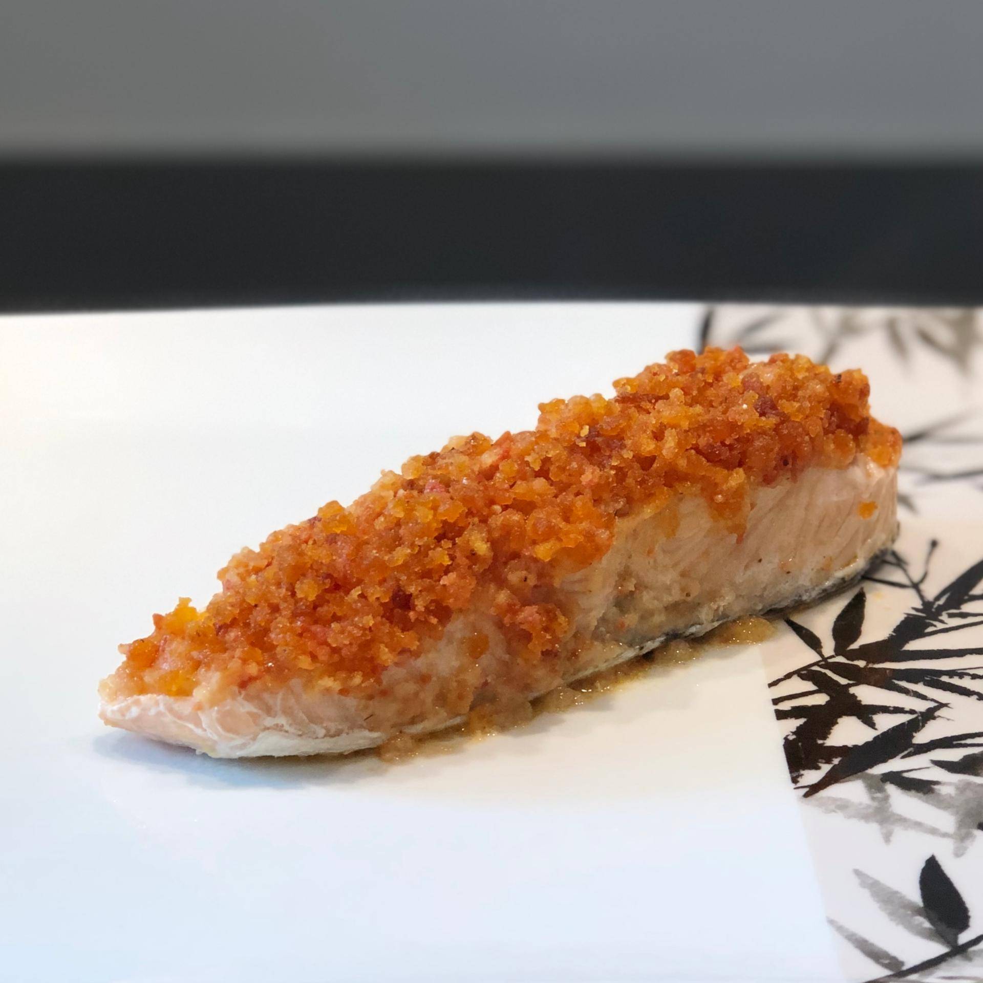 Saumon en robe de chorizo et parmesan - Recette Companion Connect XL | Moulinex