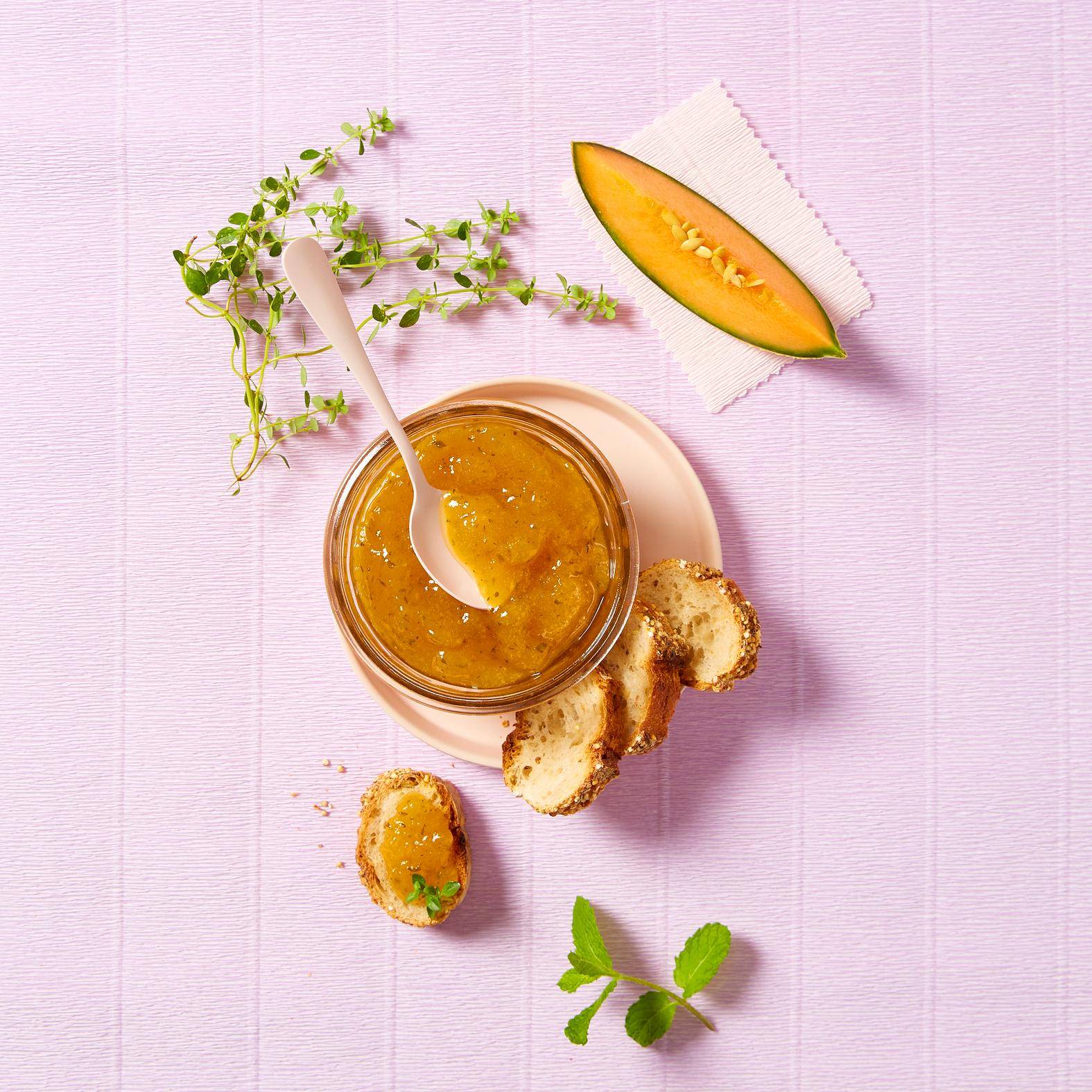 Confiture de melon au thym, citron et menthe - Recette Perfectmix Cook | Moulinex