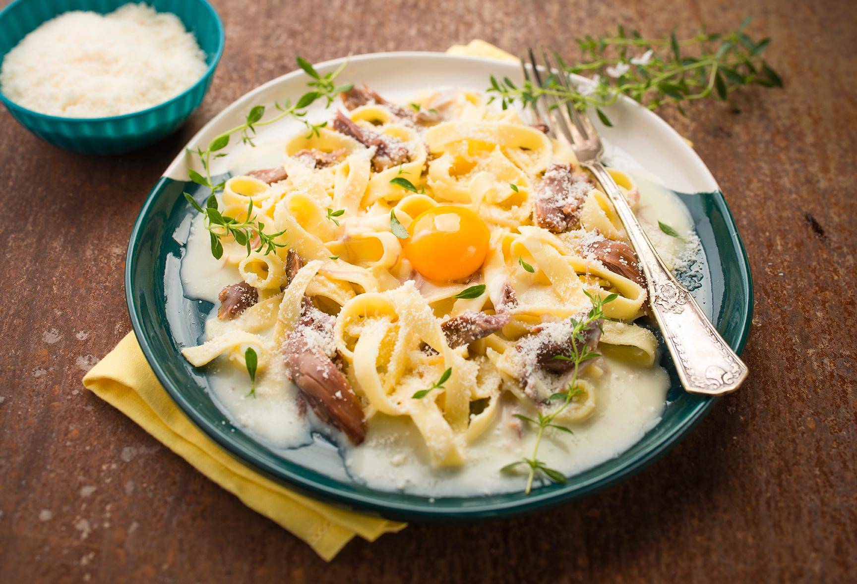 Carbonara de canard - Recette Cookeo | Moulinex