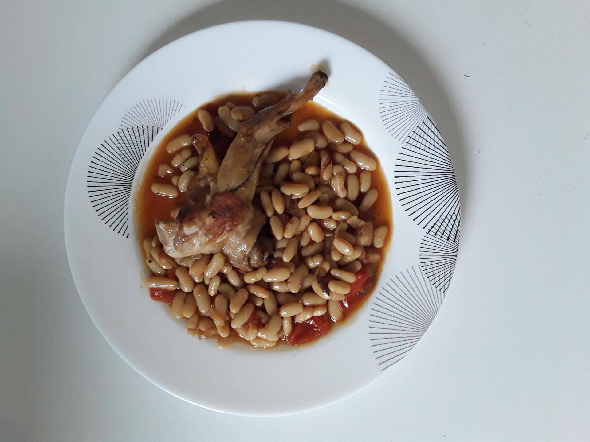 Cuisse de lapin haricots blanc - Recette Cookeo | Moulinex