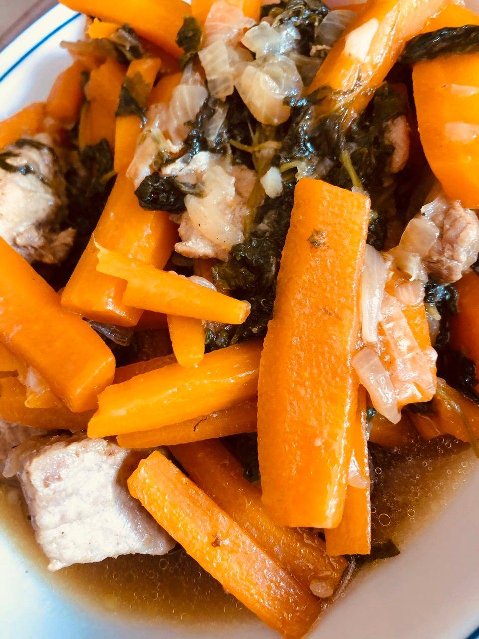 Sauté de porc chou kale et carottes - Recette Cookeo | Moulinex