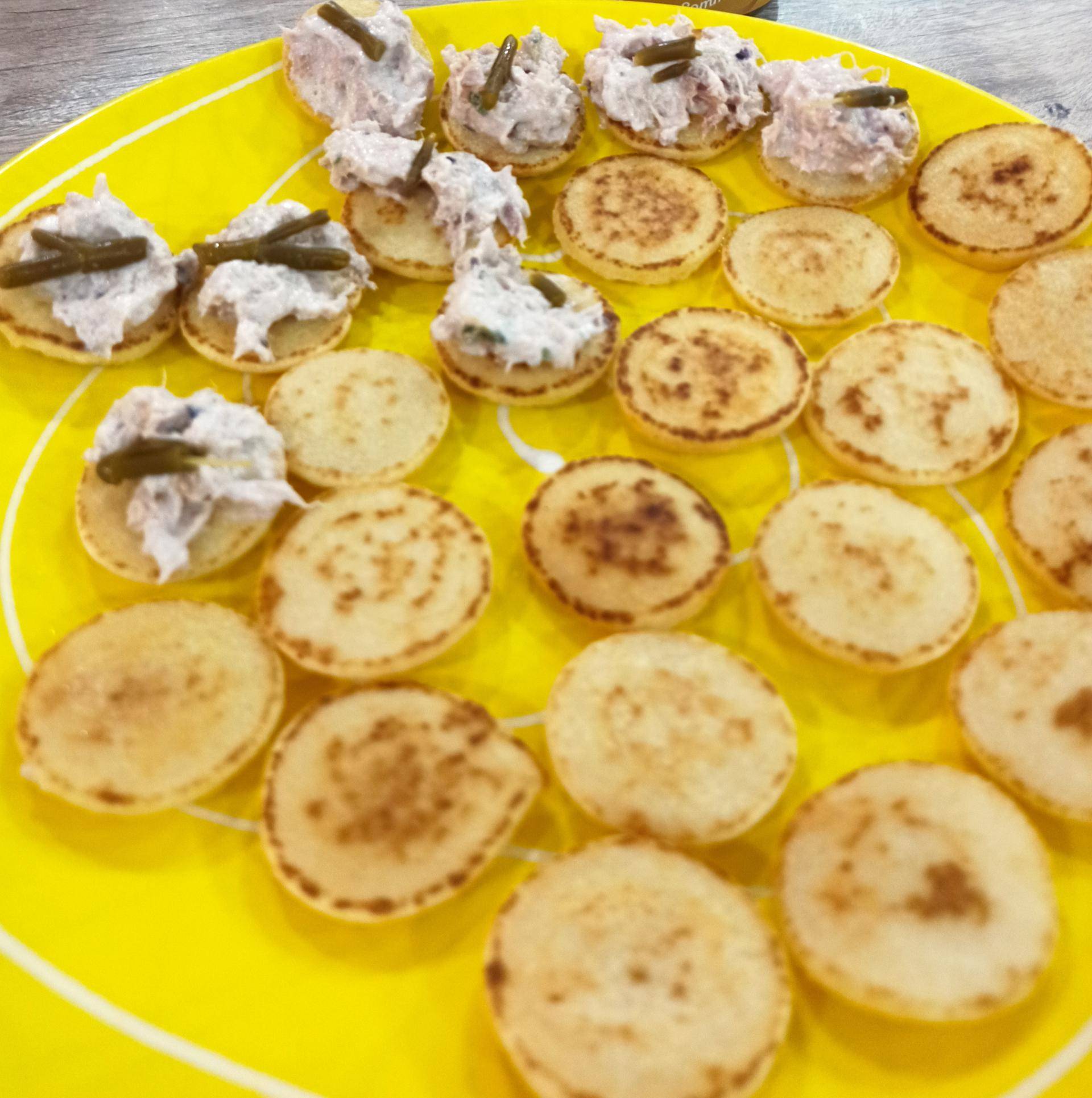 Mini blinis apéro - Recette Companion Connect XL | Moulinex