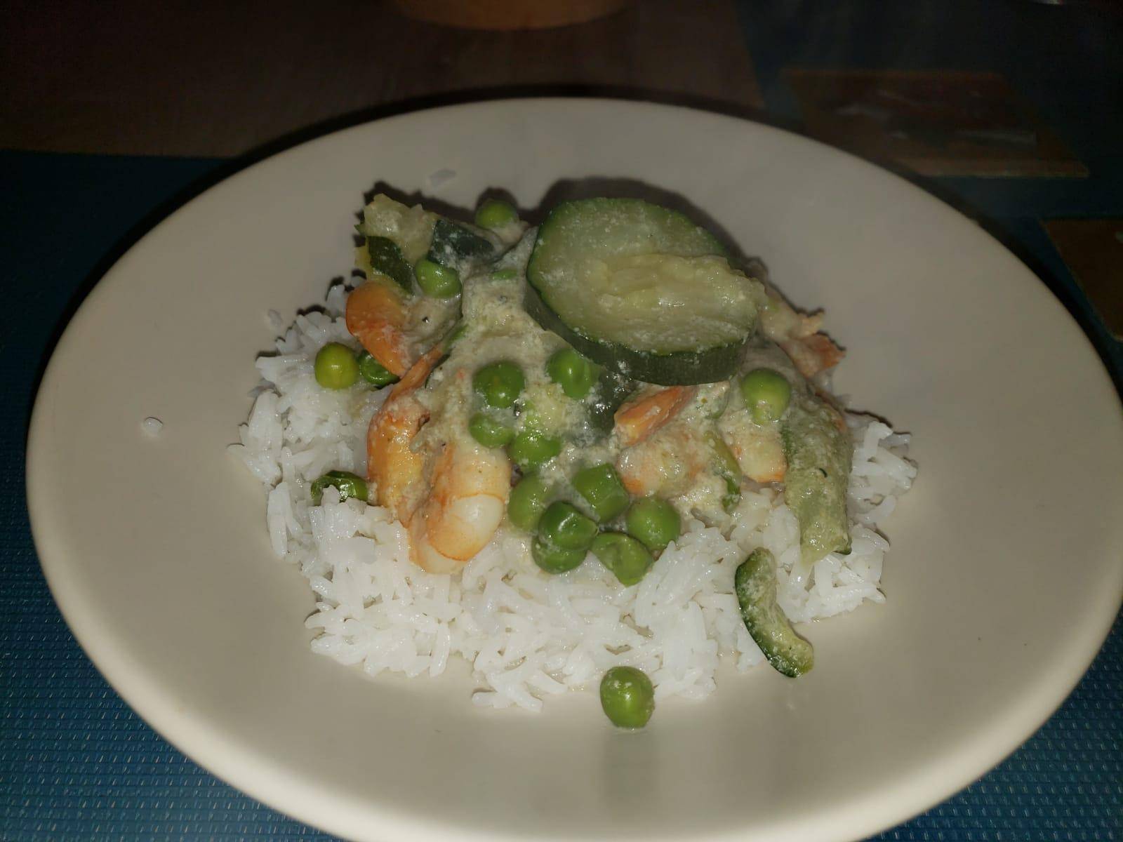 Crevettes au curry vert - Recette Cookeo | Moulinex