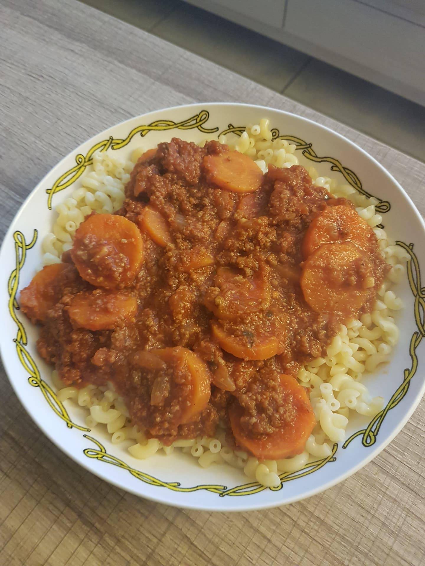 Bolognaise aux carottes - Recette Cookeo | Moulinex