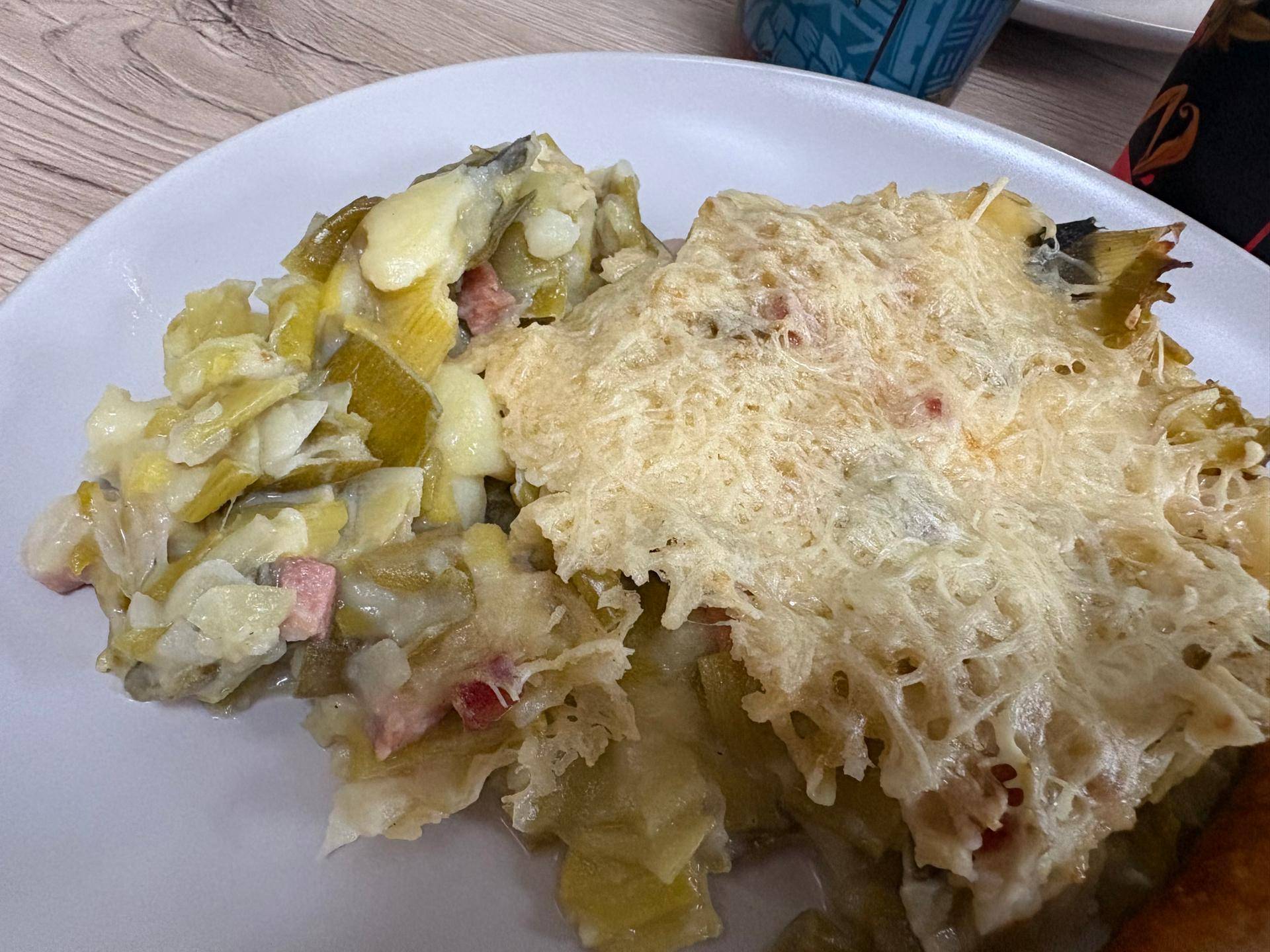 Gratin pdt, poireaux et jambon - Recette Cookeo | Moulinex