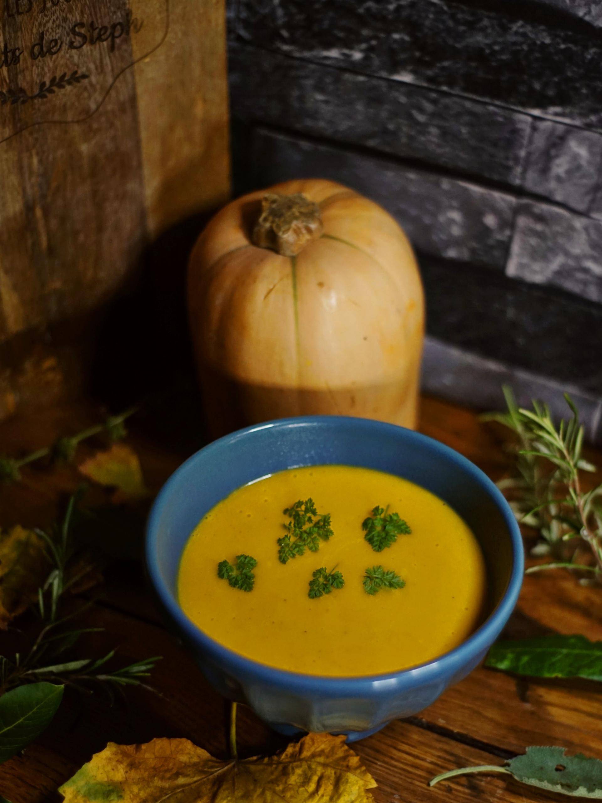 Velouté de Butternut coco curry - Recette Companion XL | Moulinex