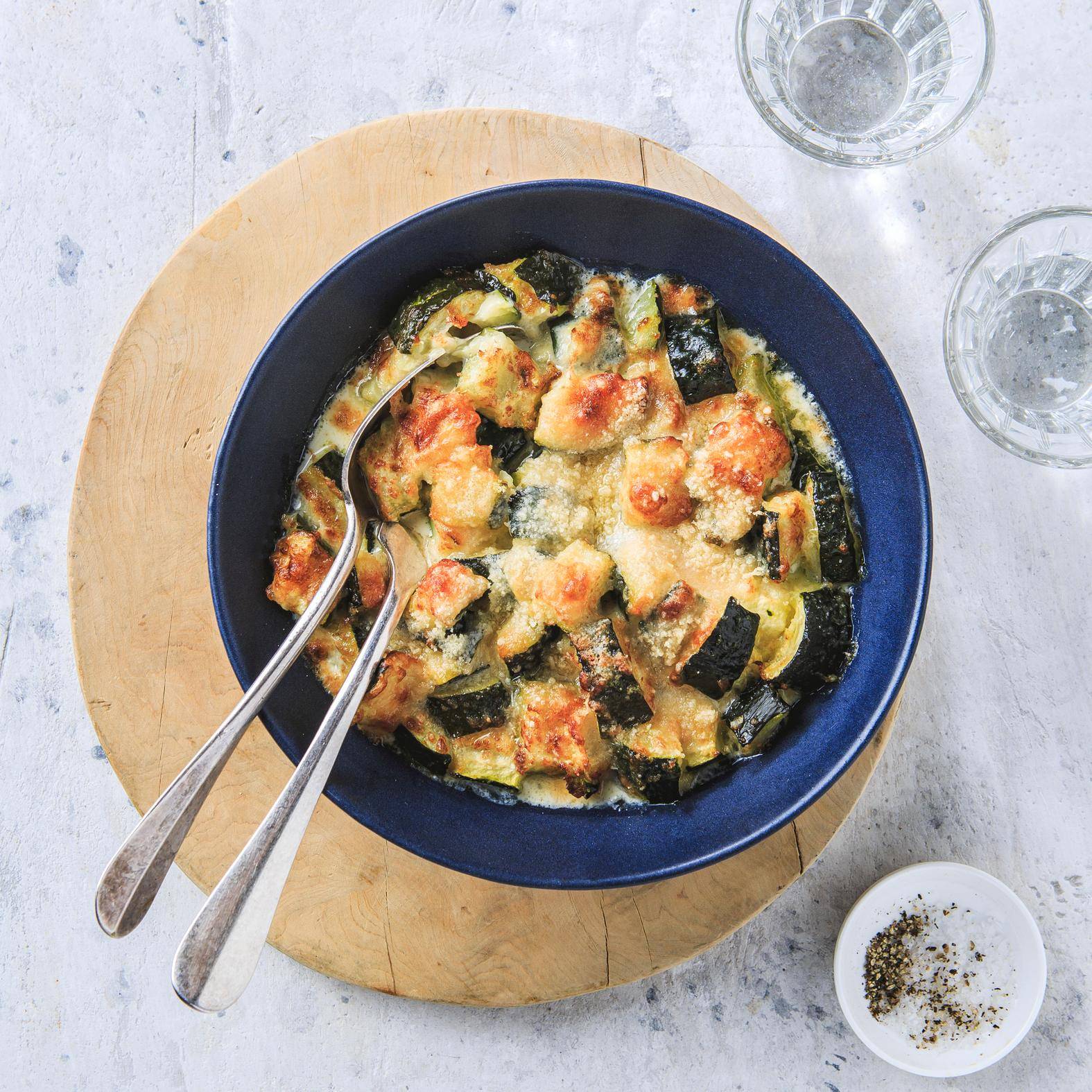 Gratin de courgettes - Recette EASY FRY GRILL & STEAM 3 in 1 | Moulinex