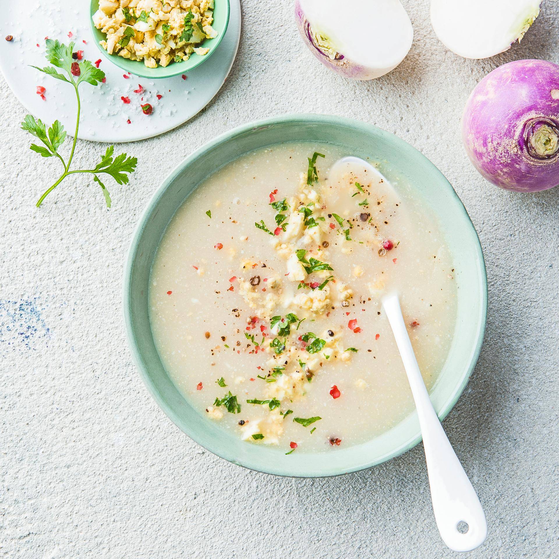 Velouté de navet aux œufs - Recette Cookeo | Moulinex