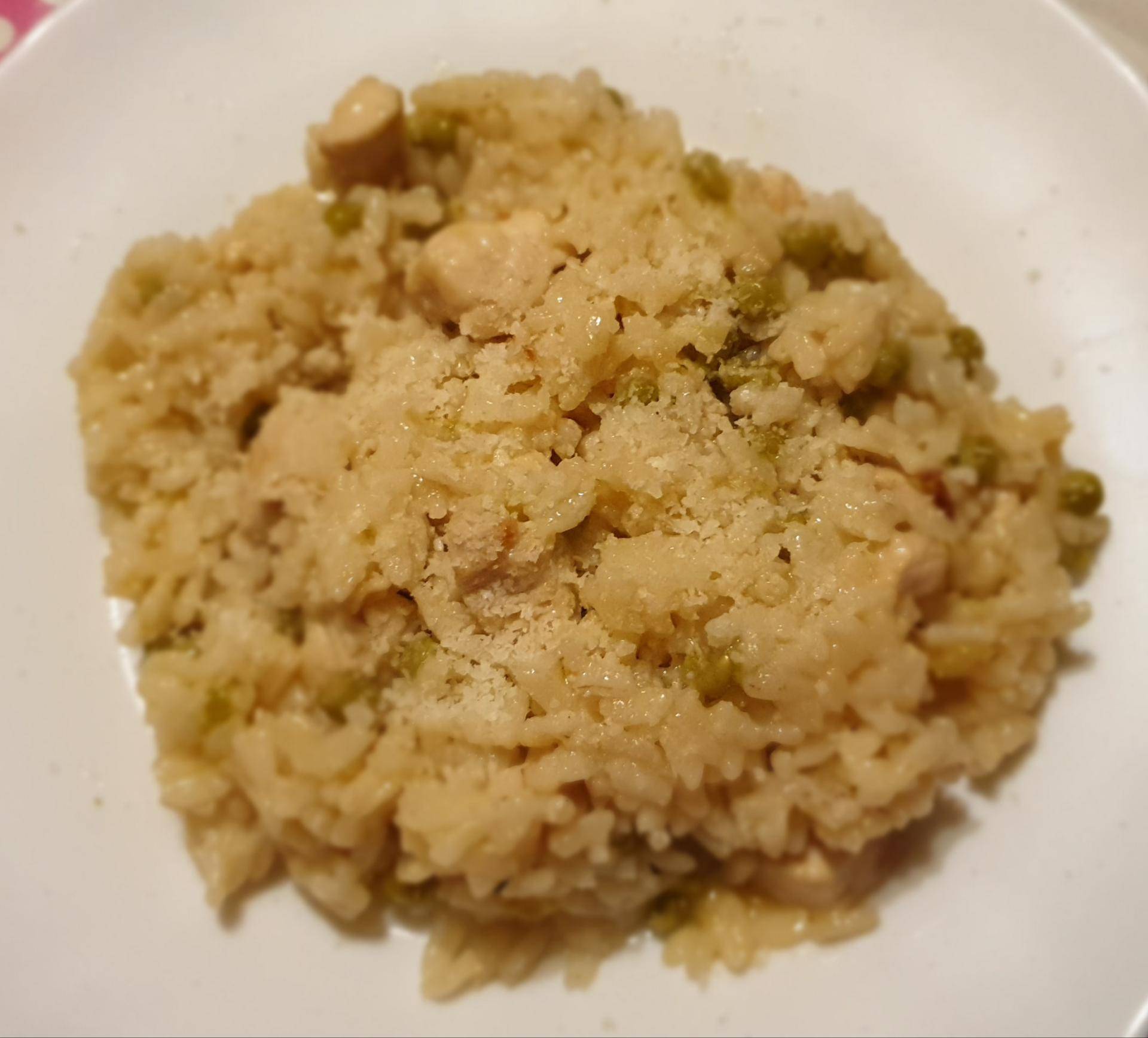 Risotto au poulet et aux petits pois - Recette Cookeo | Moulinex