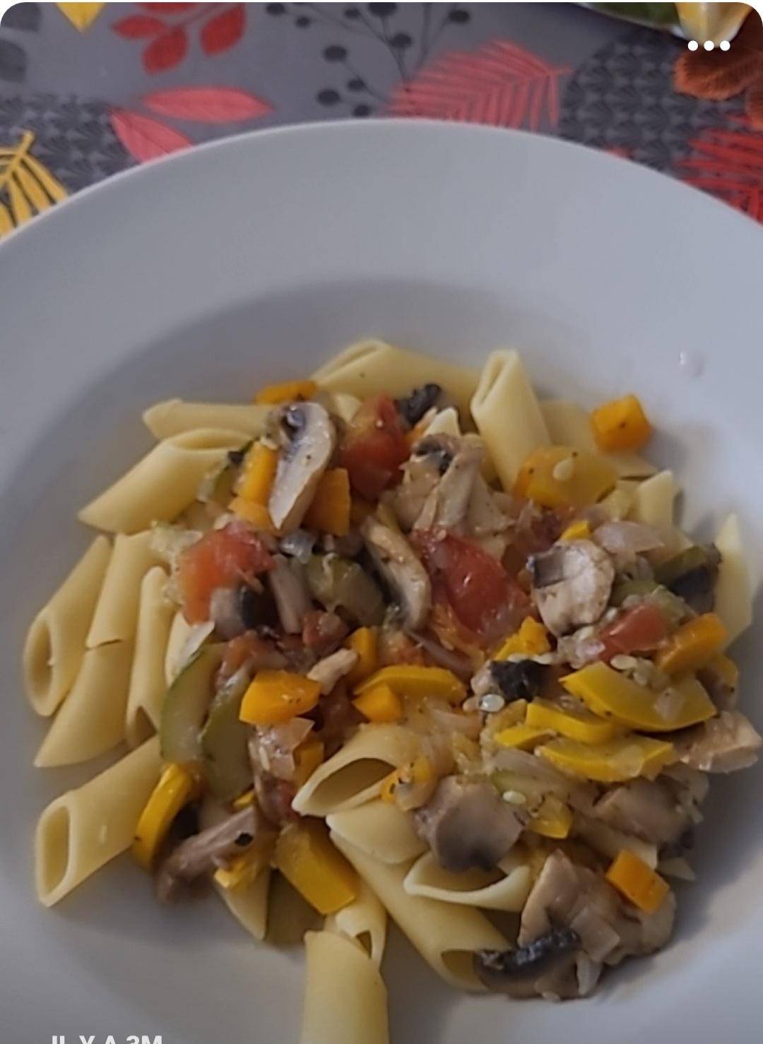 Pennes aux légumes - Recette Cookeo | Moulinex