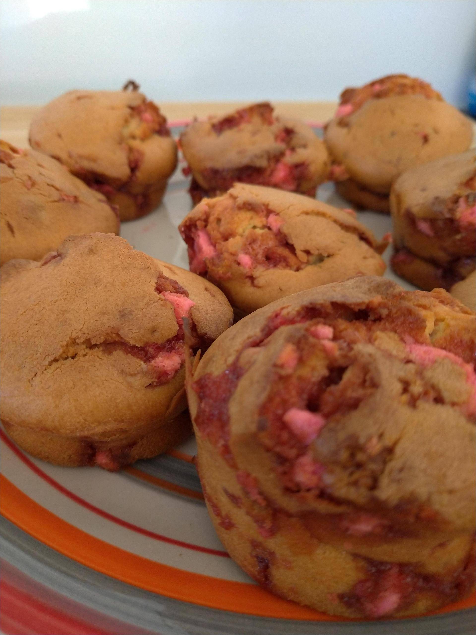Muffins aux pralines roses - Recette Companion XL | Moulinex