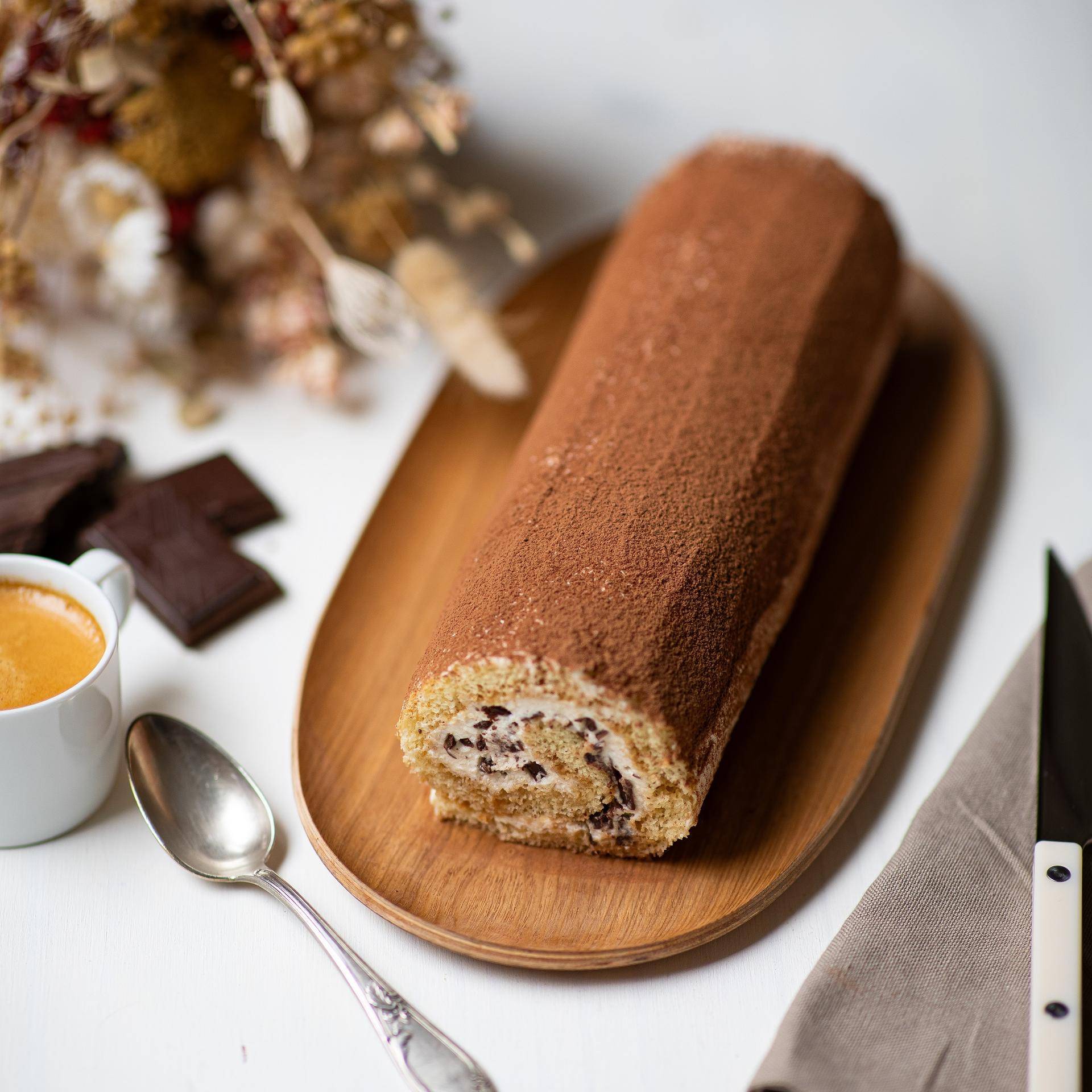 Biscuit roulé tiramisu - Recette Kitchen Machines Touch/Touch + | Moulinex