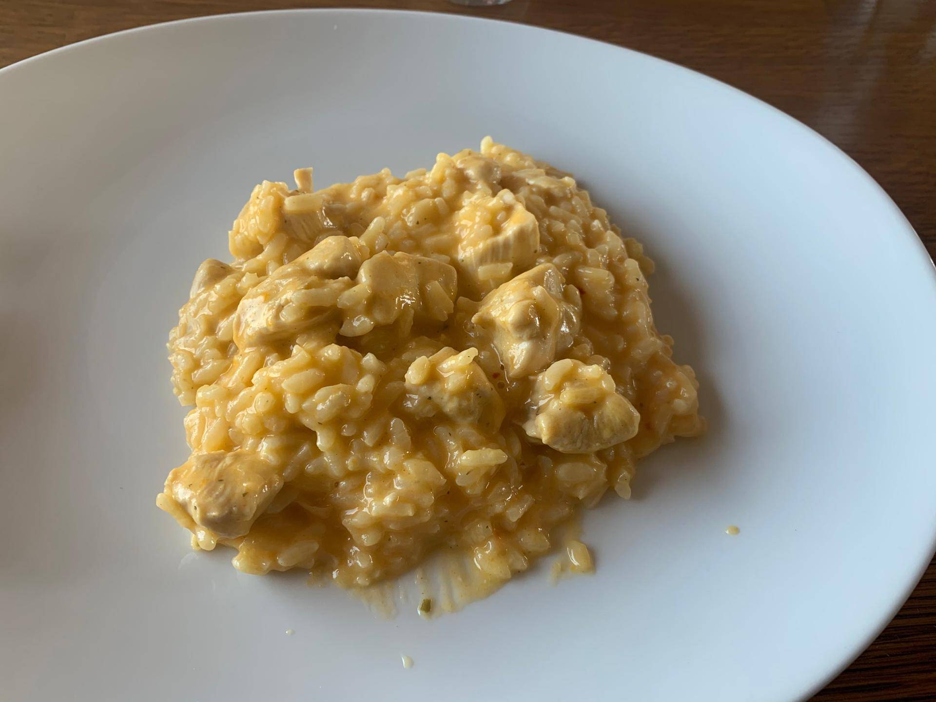 Risotto au poulet et à la mimolette - Recette Cookeo | Moulinex
