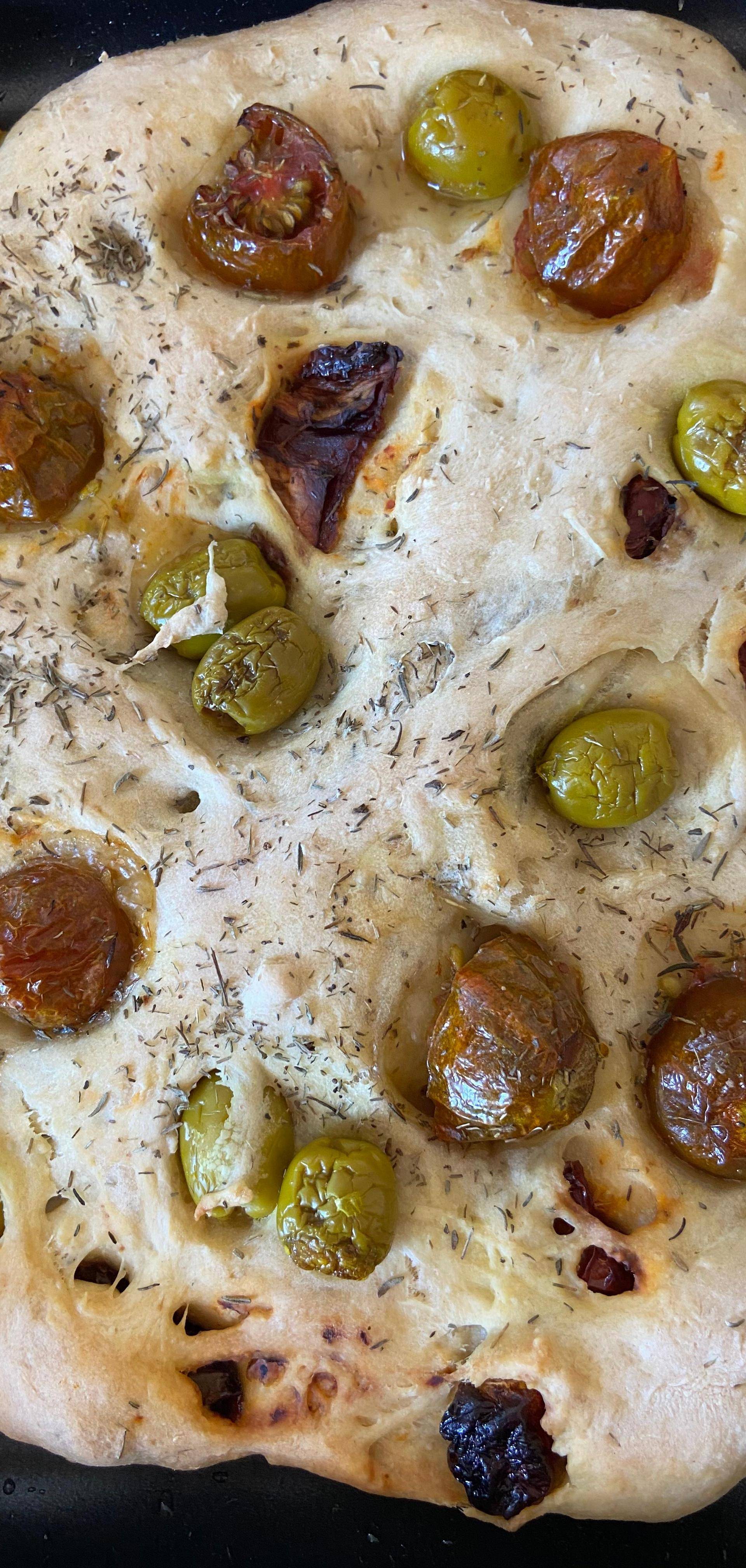 Foccaccia provençale - Recette Companion | Moulinex