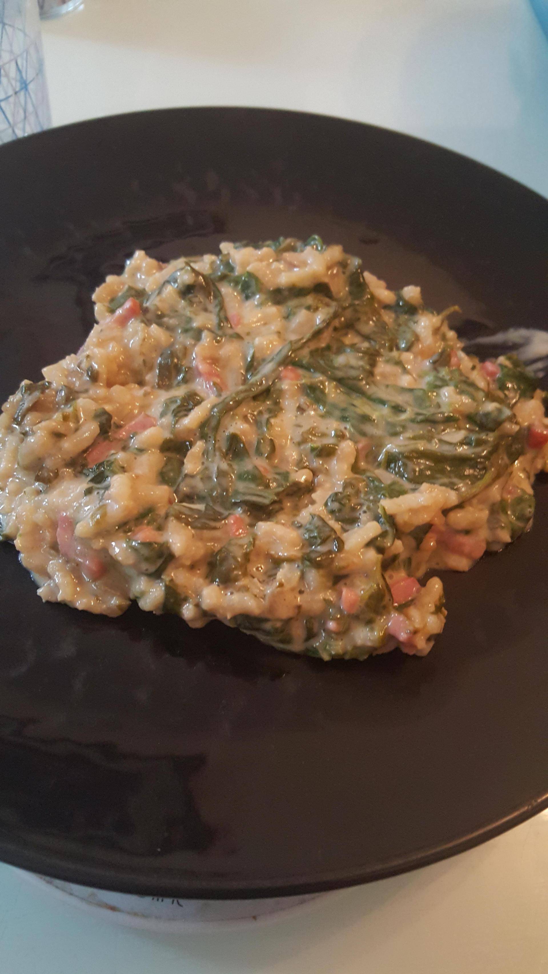 Risotto cremeux aux épinards - Recette Cookeo | Moulinex