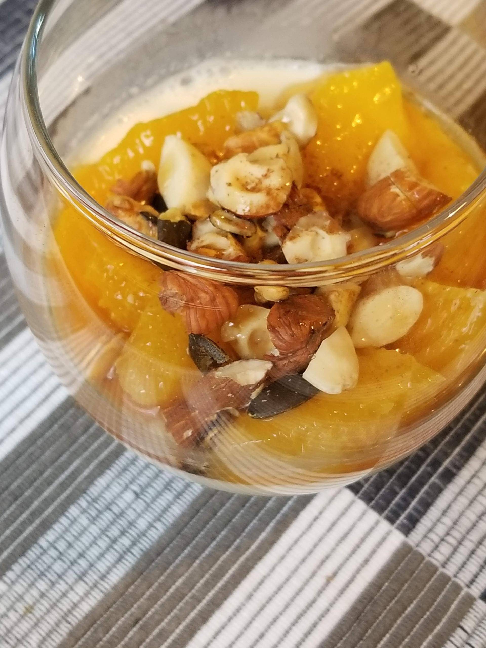 Petits flans à l'orange en verrines - Recette Companion Connect XL | Moulinex