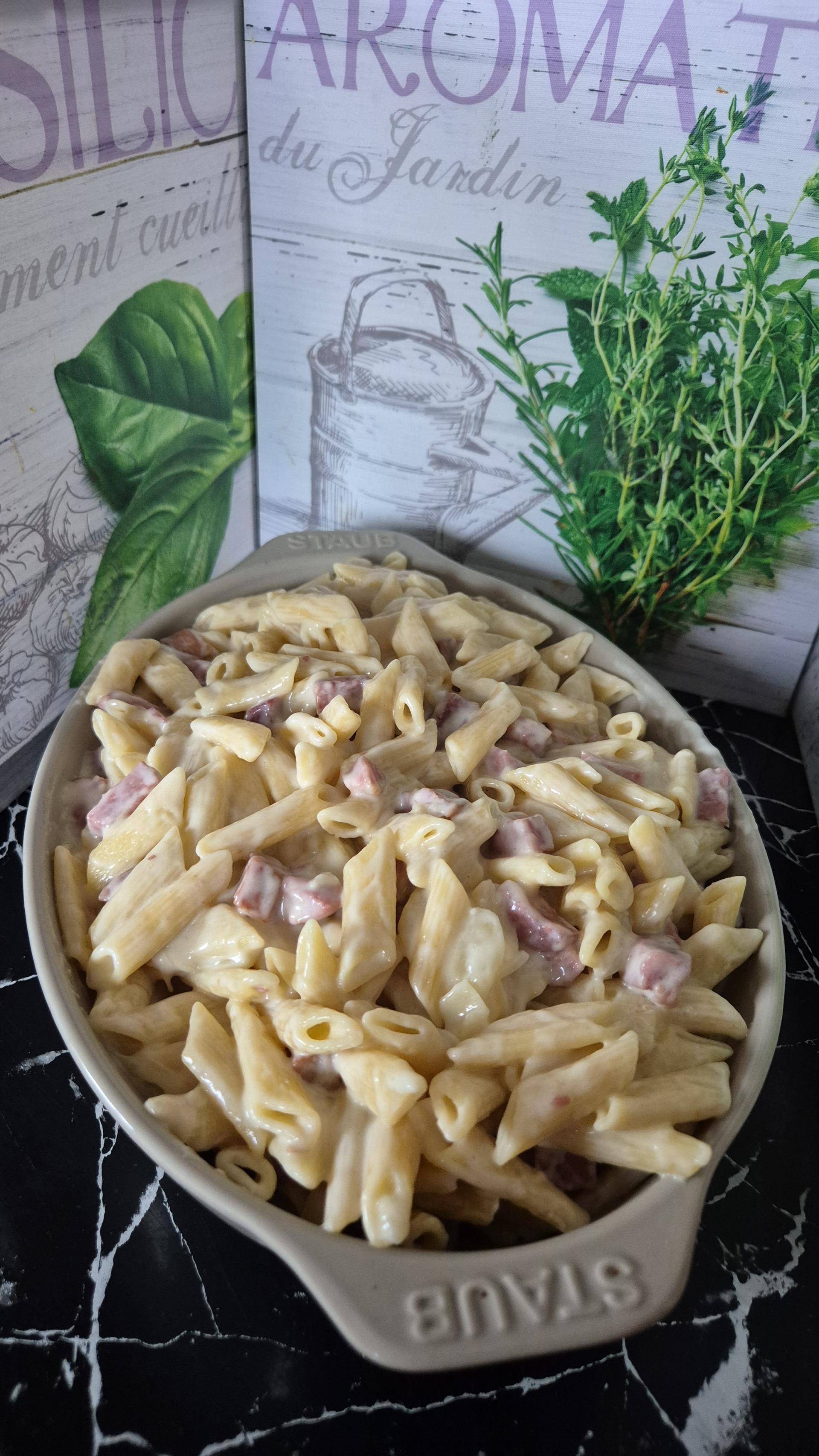 Pâtes crème et jambon fumé au Cookeo infinity de fanny62500 - Recette Cookeo Infinity Autostir | Moulinex