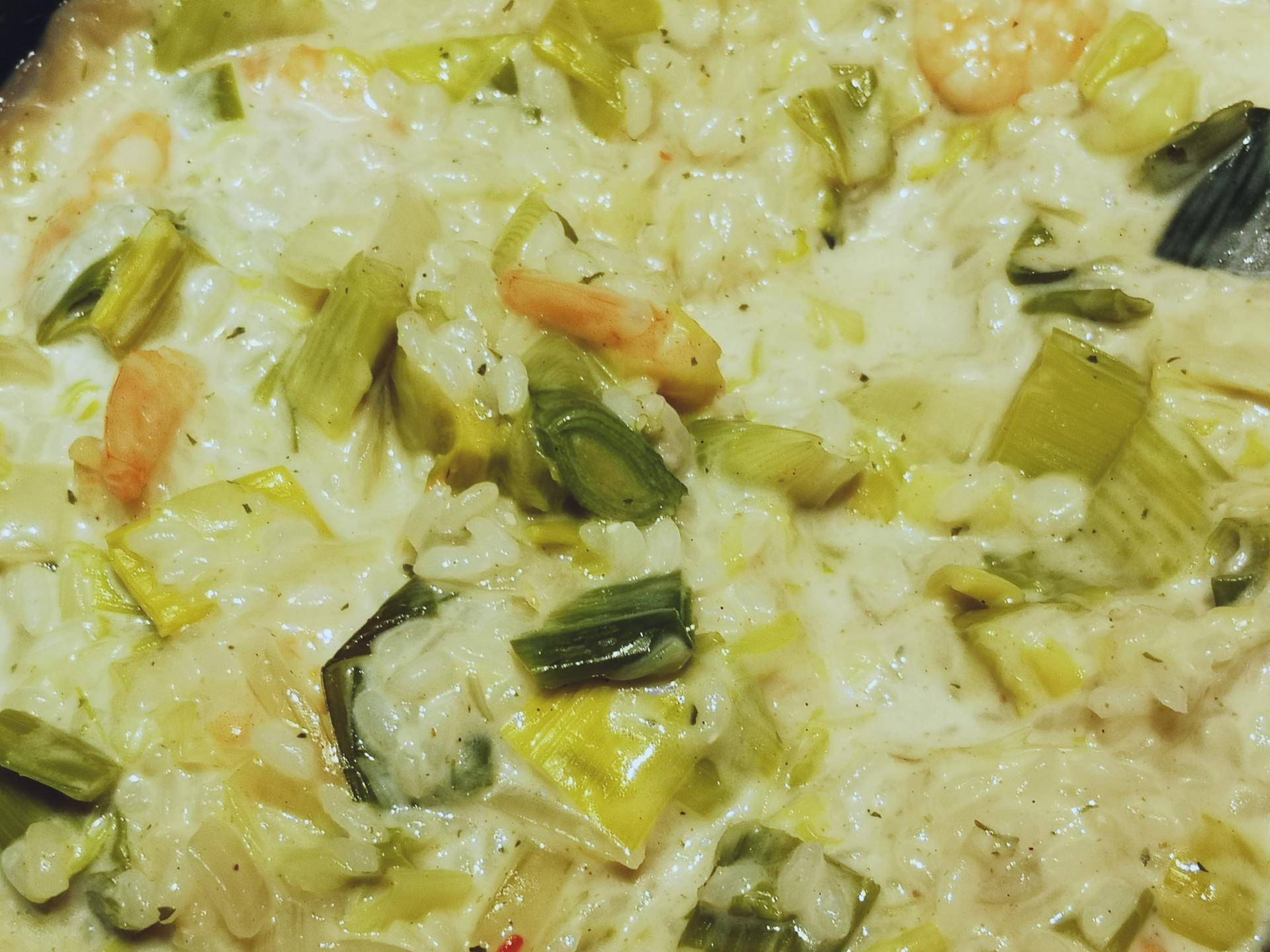 Risotto aux poireaux et crevettes - Recette Cookeo V3 | Moulinex