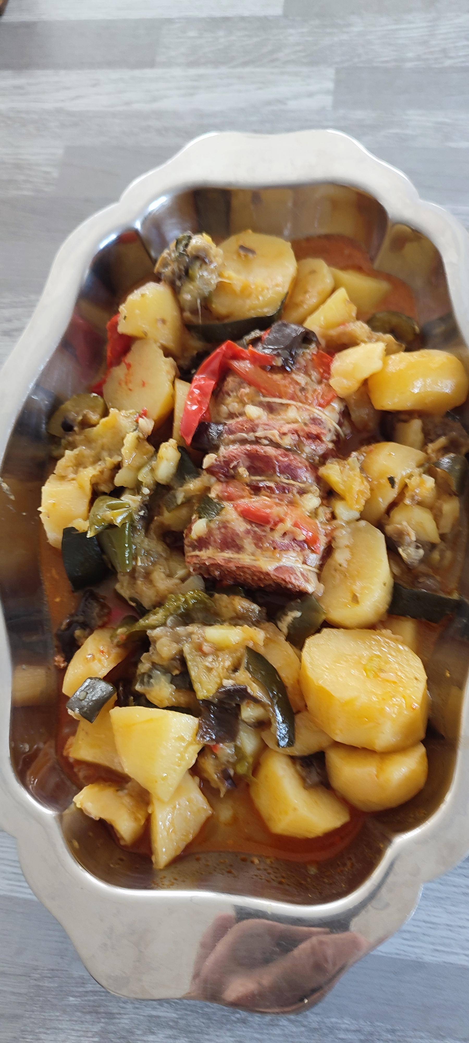Un rôti de porc farci au chorizo préparer en boucherie - Recette Cookeo V3 | Moulinex