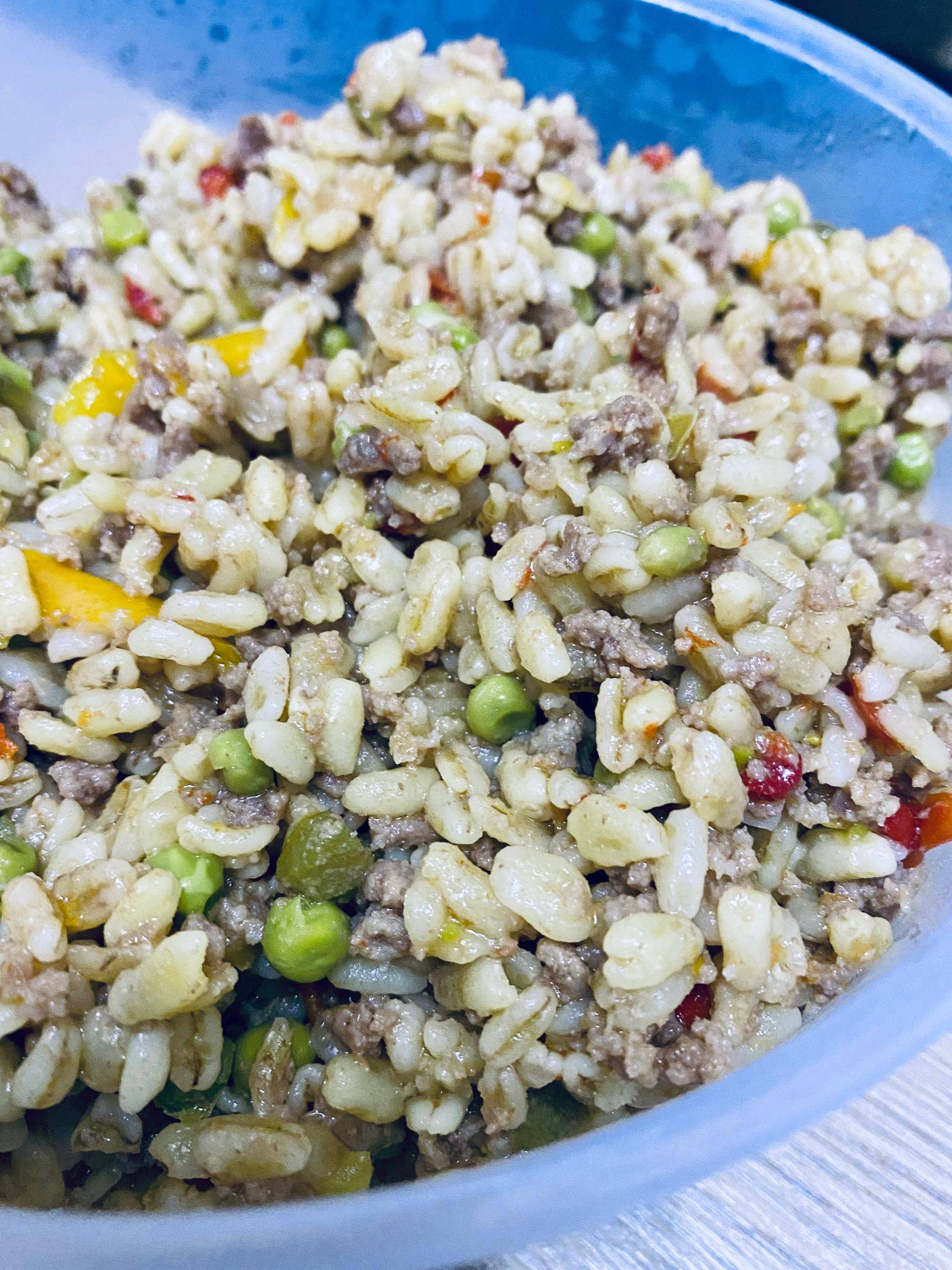 Blé et ses légumes à la viande hachée - Recette Cookeo | Moulinex