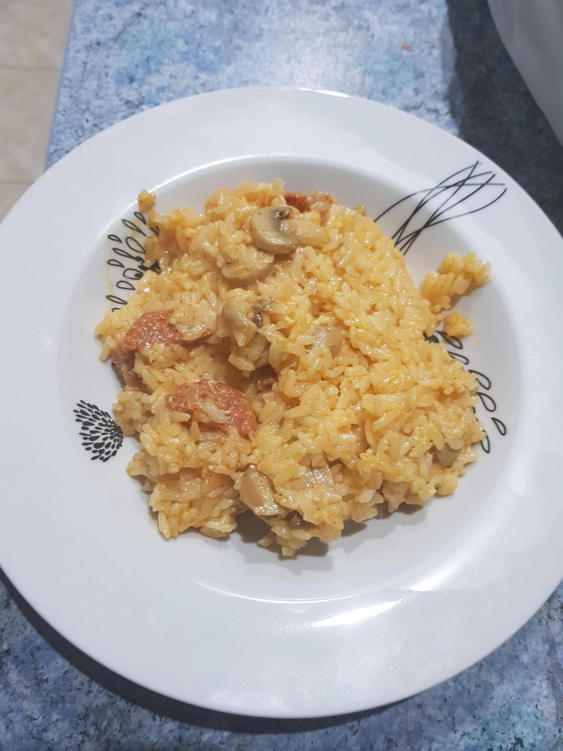 Risotto chorizo champignons - Recette Cookeo | Moulinex