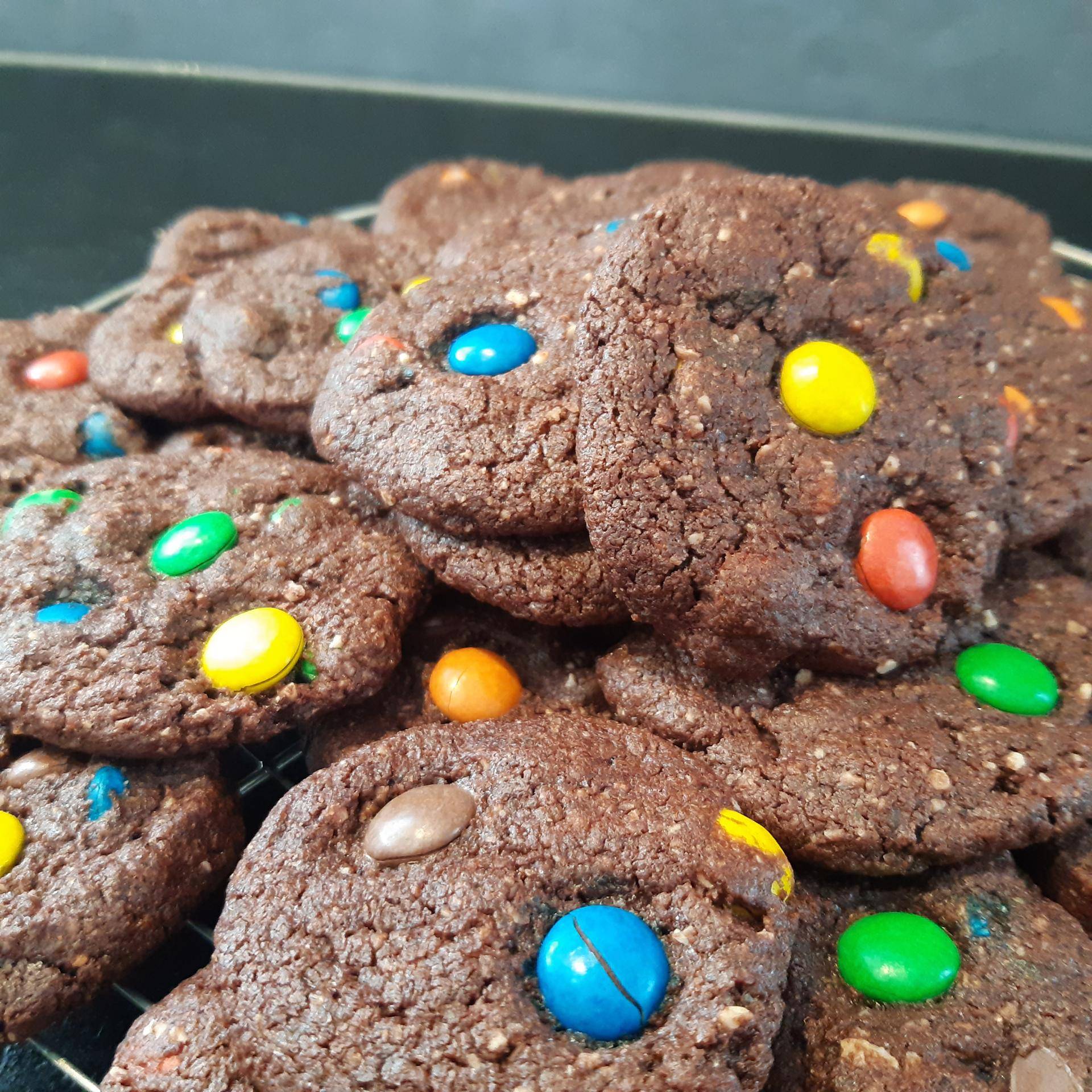 Cookies chocolat-smarties - Recette Companion Connect | Moulinex