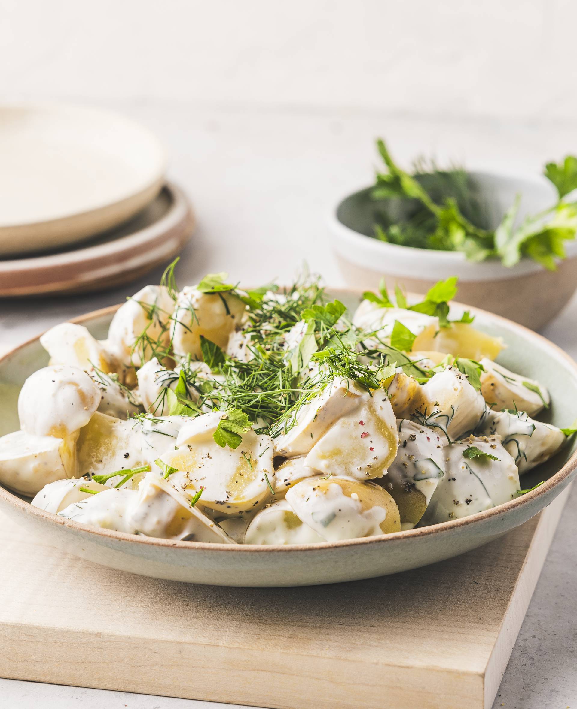 Gezonde aardappelsalade - Recette Cookeo 9in1 | Moulinex