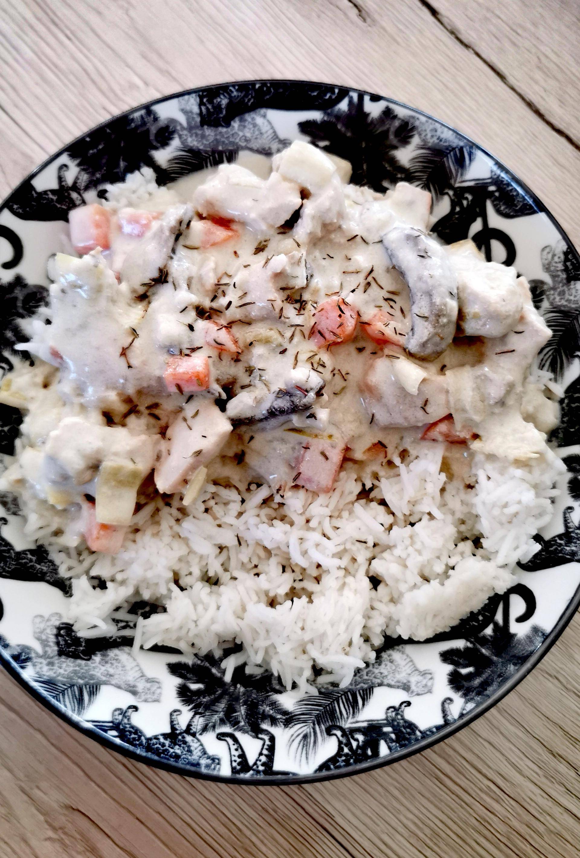 Blanquette de volaille façon Lily - Recette Companion Connect XL | Moulinex