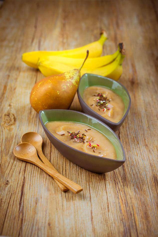 Compote de poires et de bananes - Recette Perfectmix Cook | Moulinex