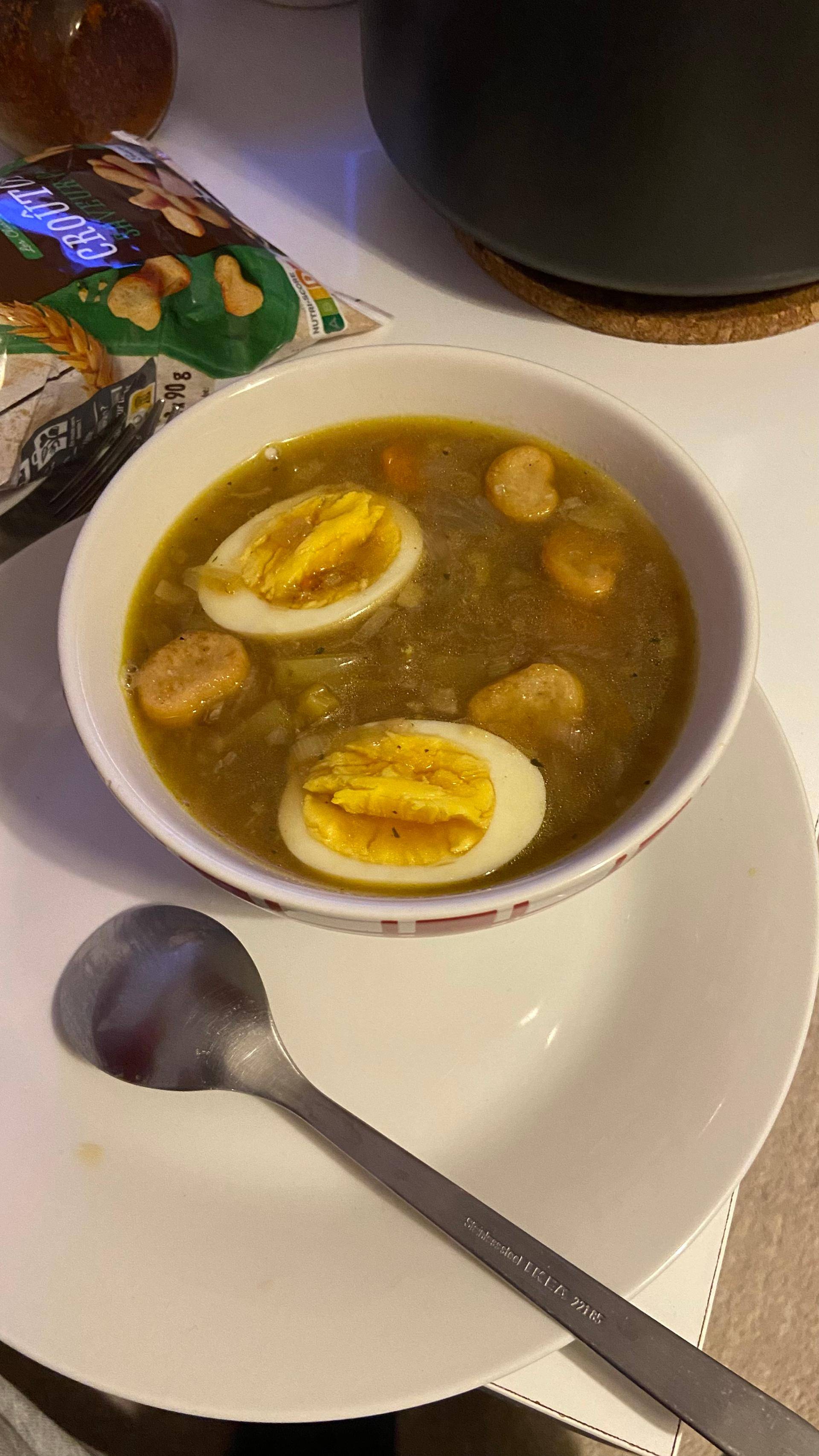 Potage légumes et œufs - Recette Cookeo | Moulinex