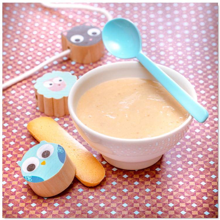 Crème de semoule aux fruits pour bébé - Recette Companion Connect | Moulinex