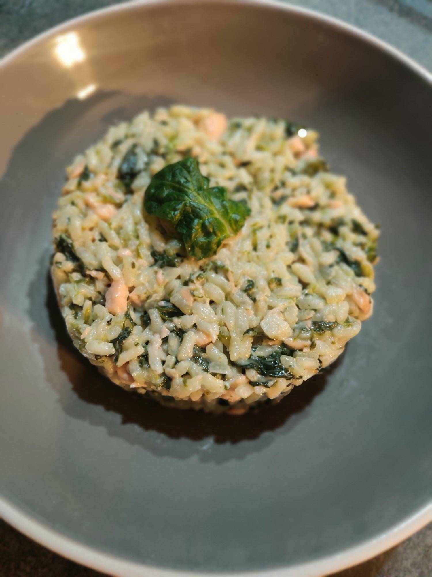 Risotto saumon épinards - Recette Cookeo | Moulinex