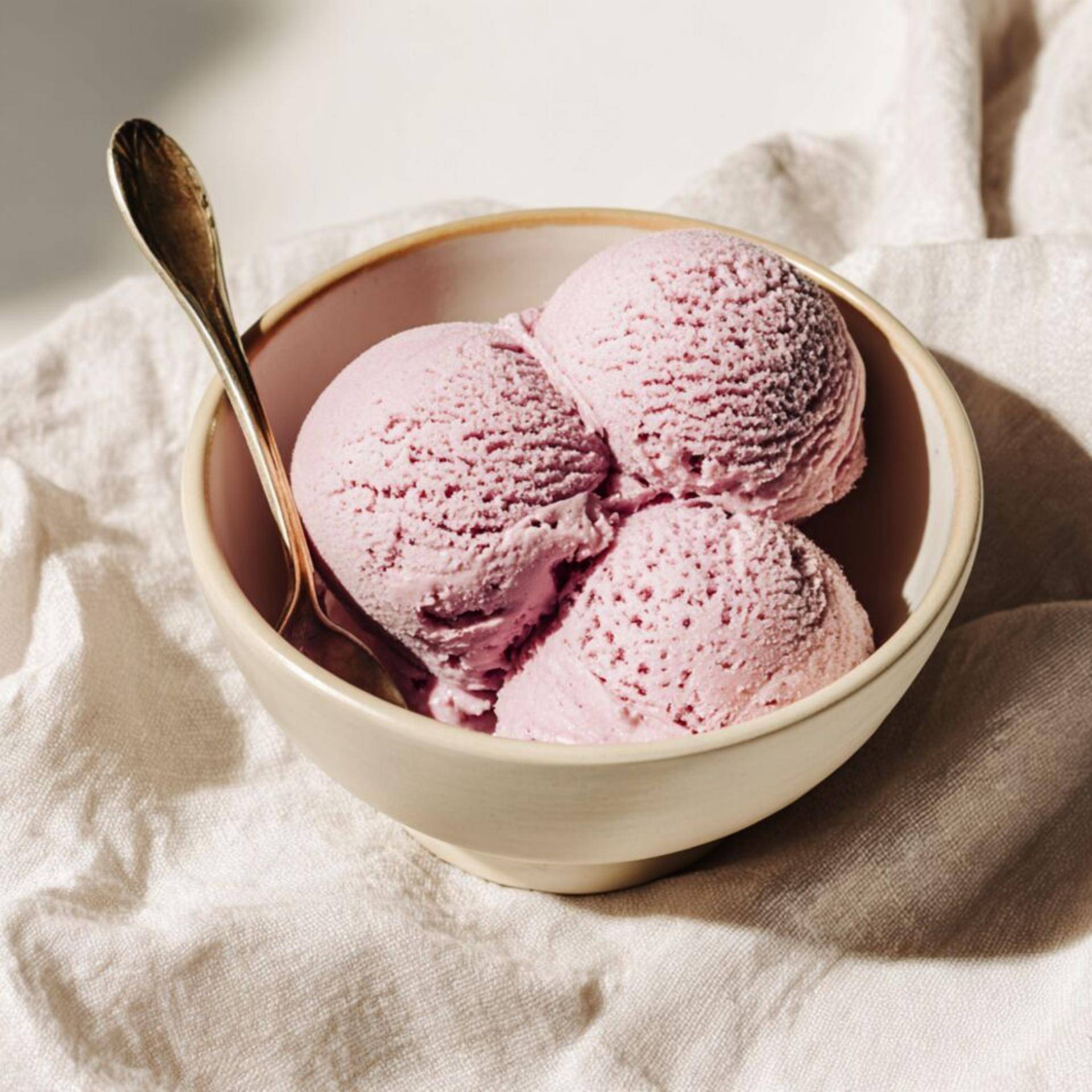 Glace à l'ube avec la machine à glaces Dolci - Recette Dolci | Moulinex