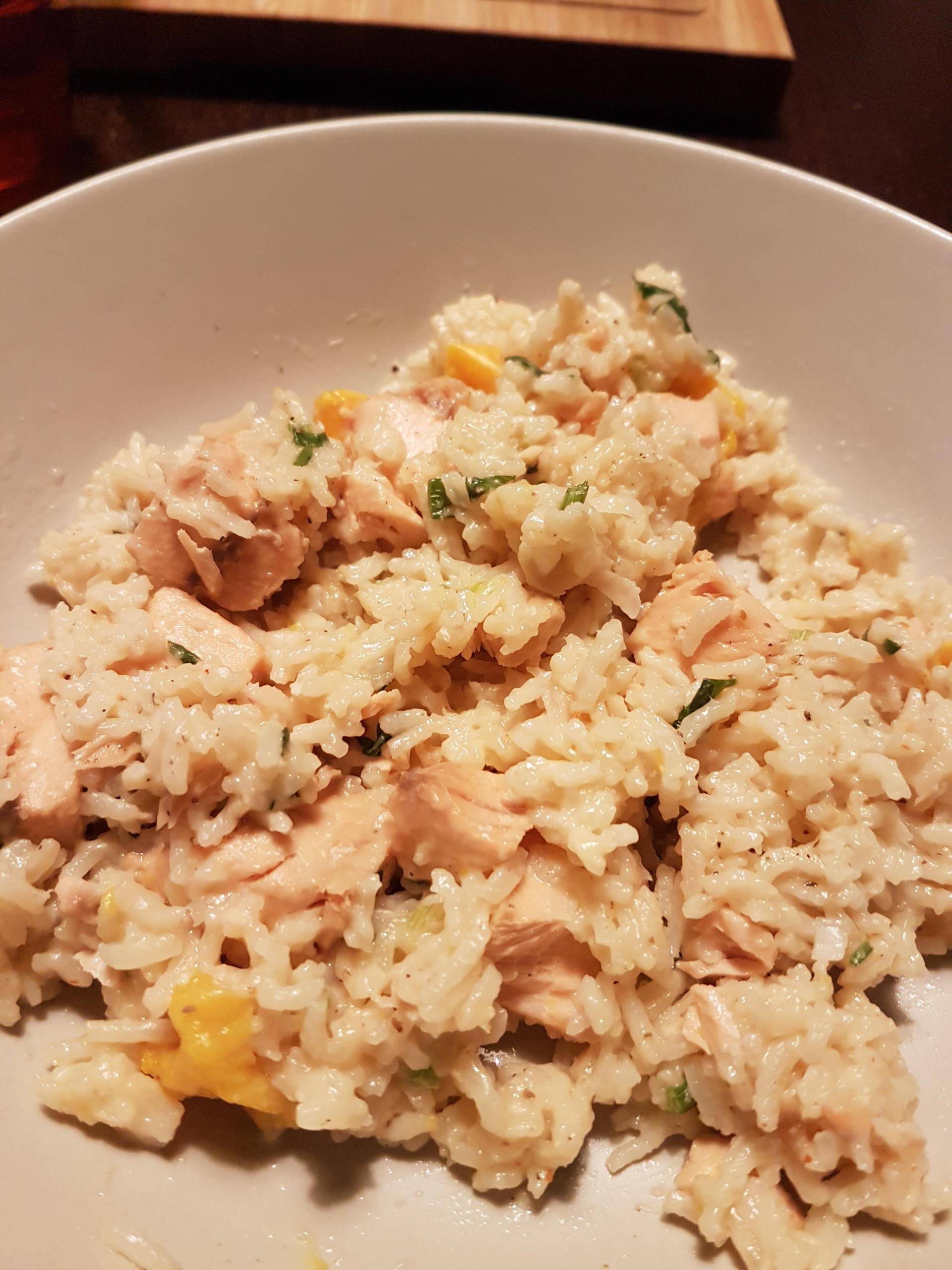 Risotto saumon poivrons - Recette Cookeo | Moulinex