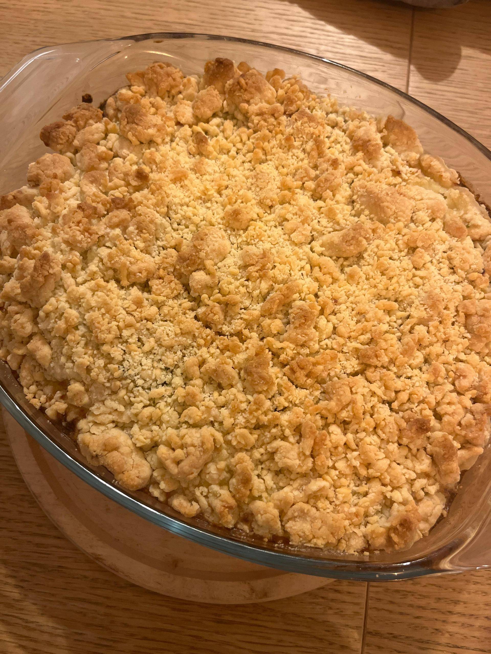 Crumble courgette cabillaud - Recette Companion XL | Moulinex