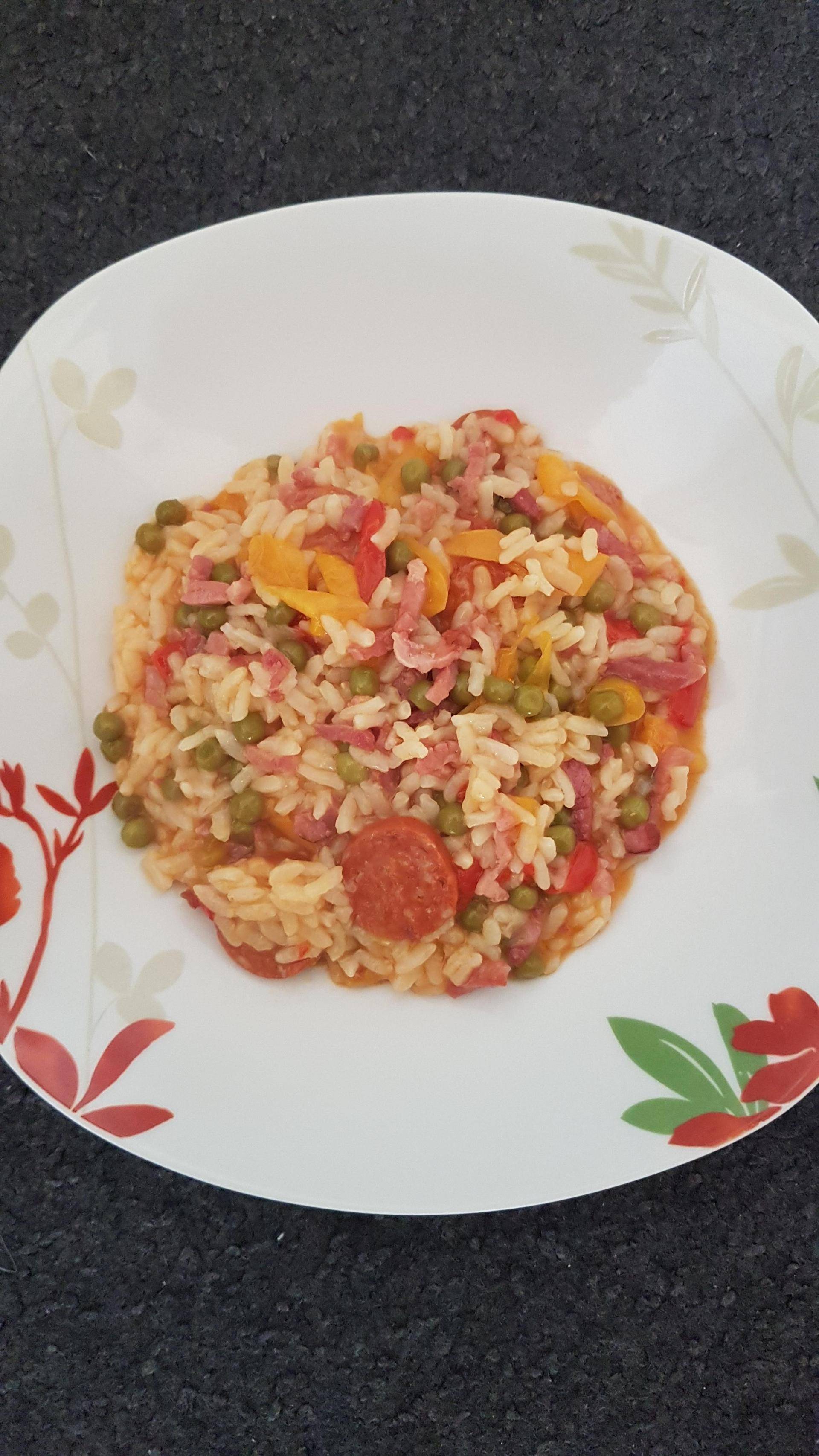 Risotto façon paëlla sans poisson - Recette Cookeo | Moulinex