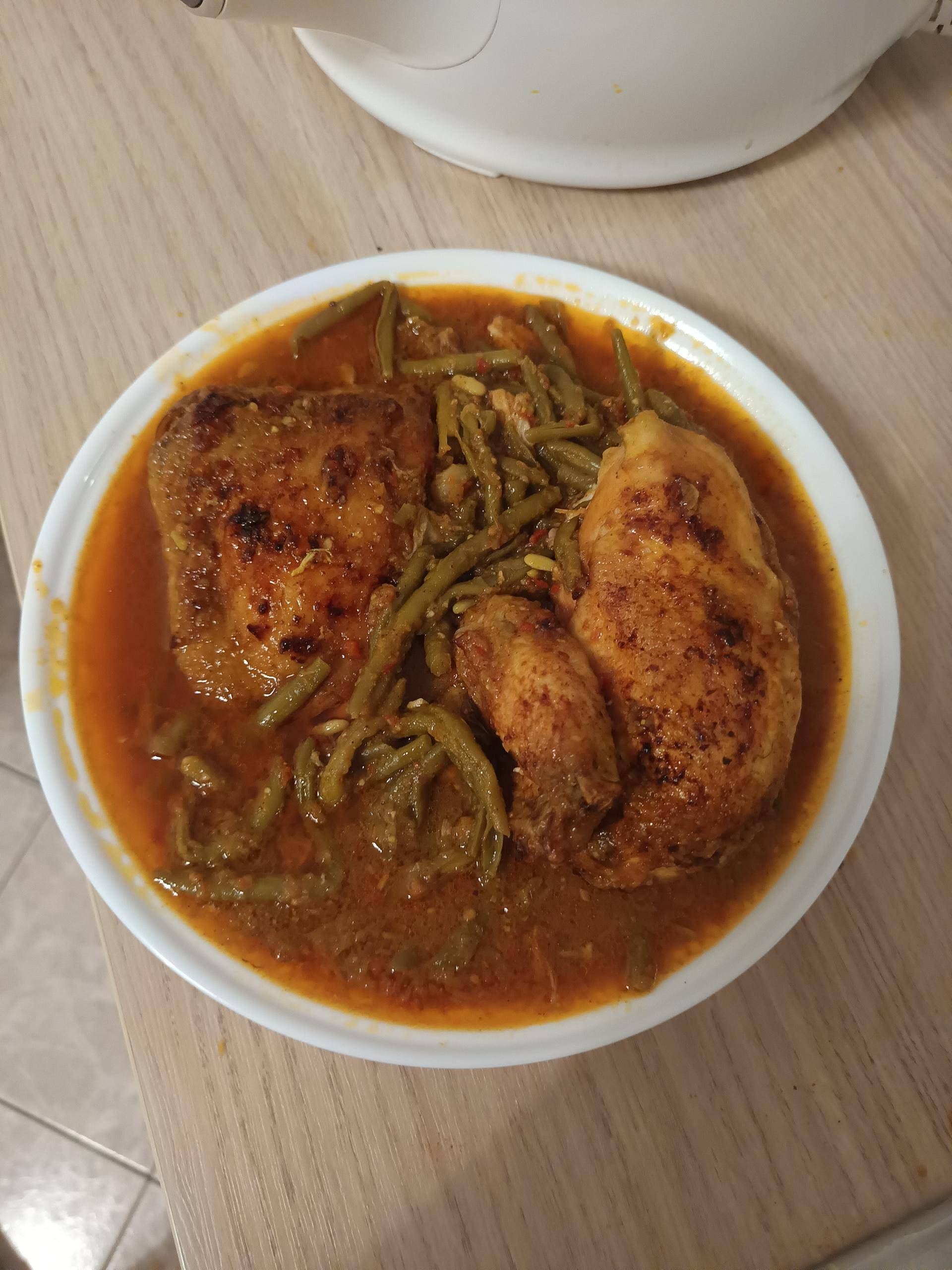 Tajine poulet haricots verts - Recette Cookeo | Moulinex