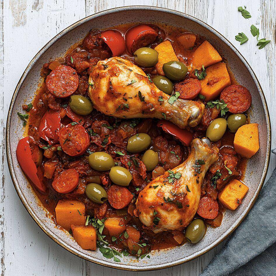 One pot kip met chorizo - Recette Cookeo | Moulinex