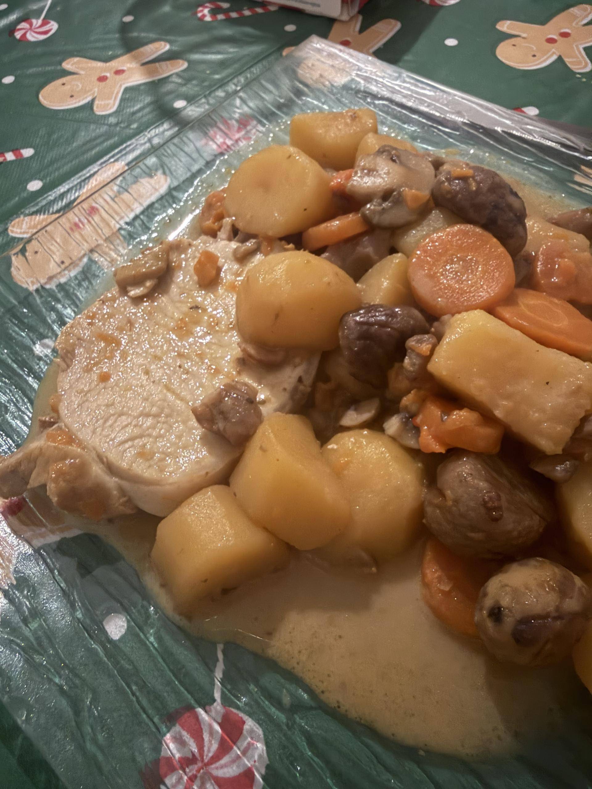 Filet de porc sauce moutarde et légumes - Recette Cookeo | Moulinex