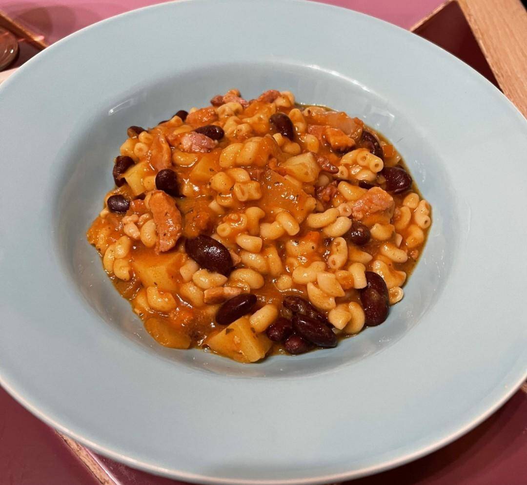 Soupe aux haricots rouges et coquillettes - Recette Companion Connect XL | Moulinex