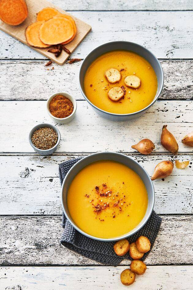 Velouté de patate douce - Recette Perfectmix Cook | Moulinex