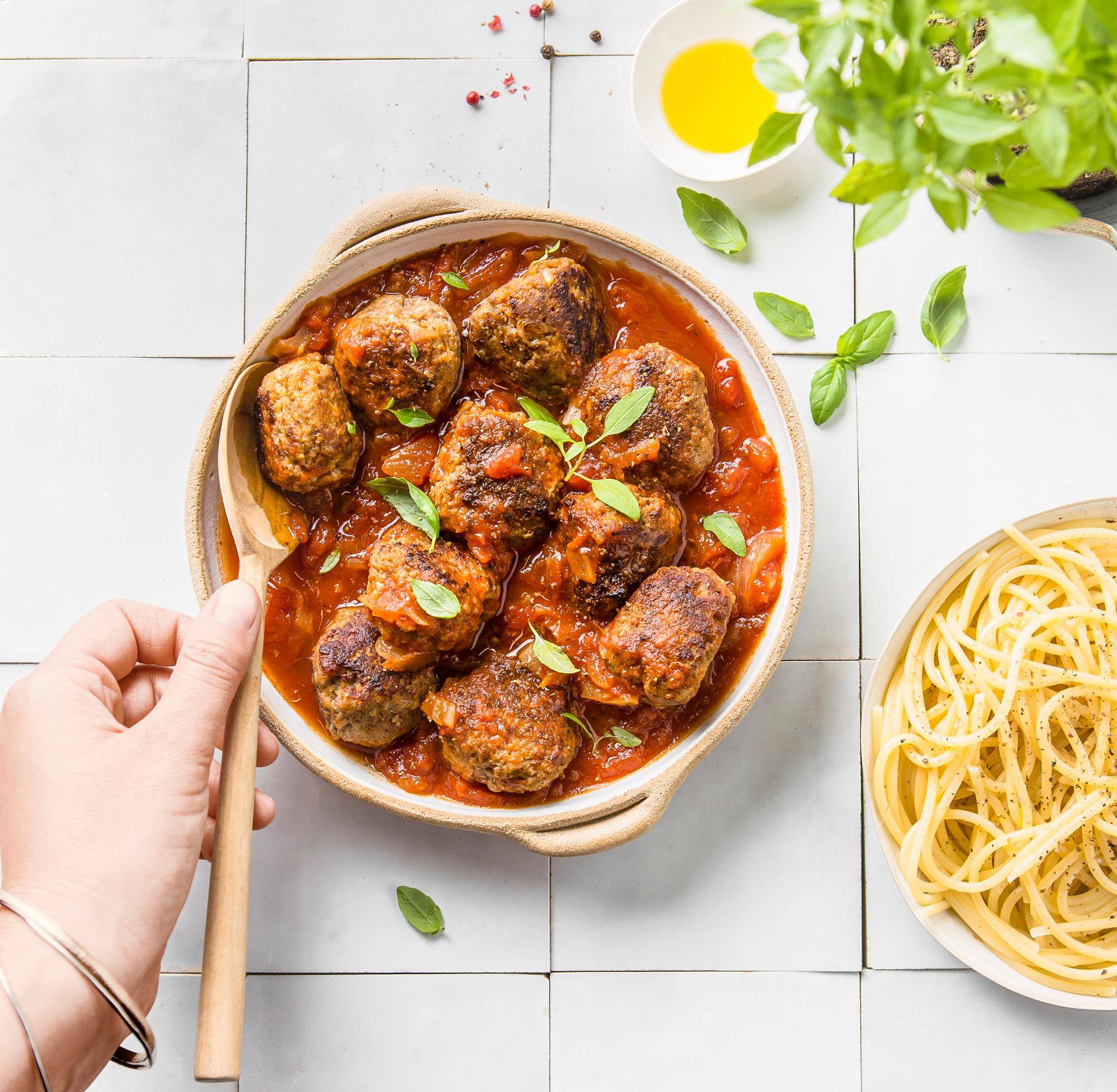 Boulettes de bœuf à la ricotta et à l’origan - Recette Companion | Moulinex