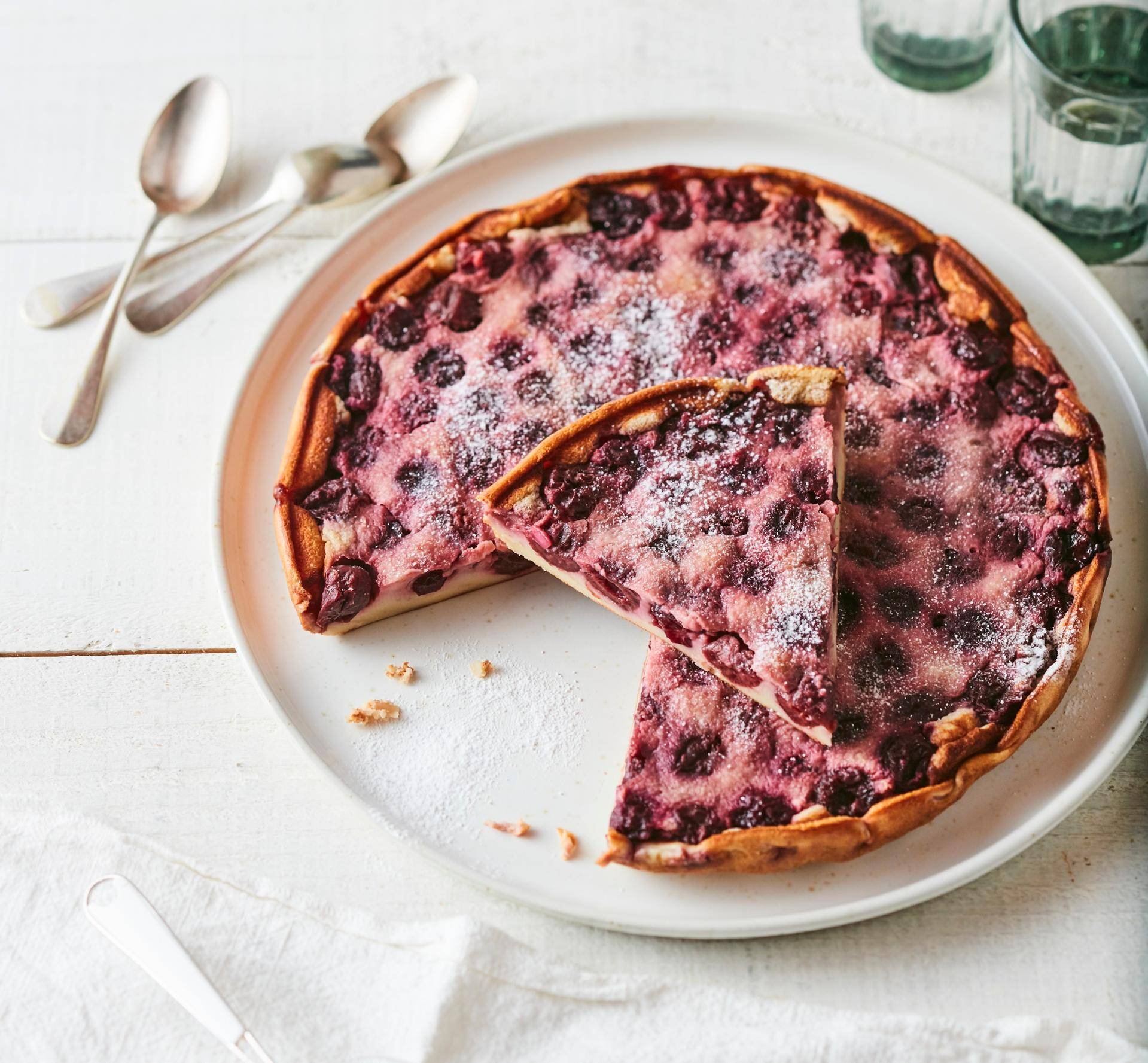 Clafoutis aux cerises - Recette Cook'in One | Moulinex