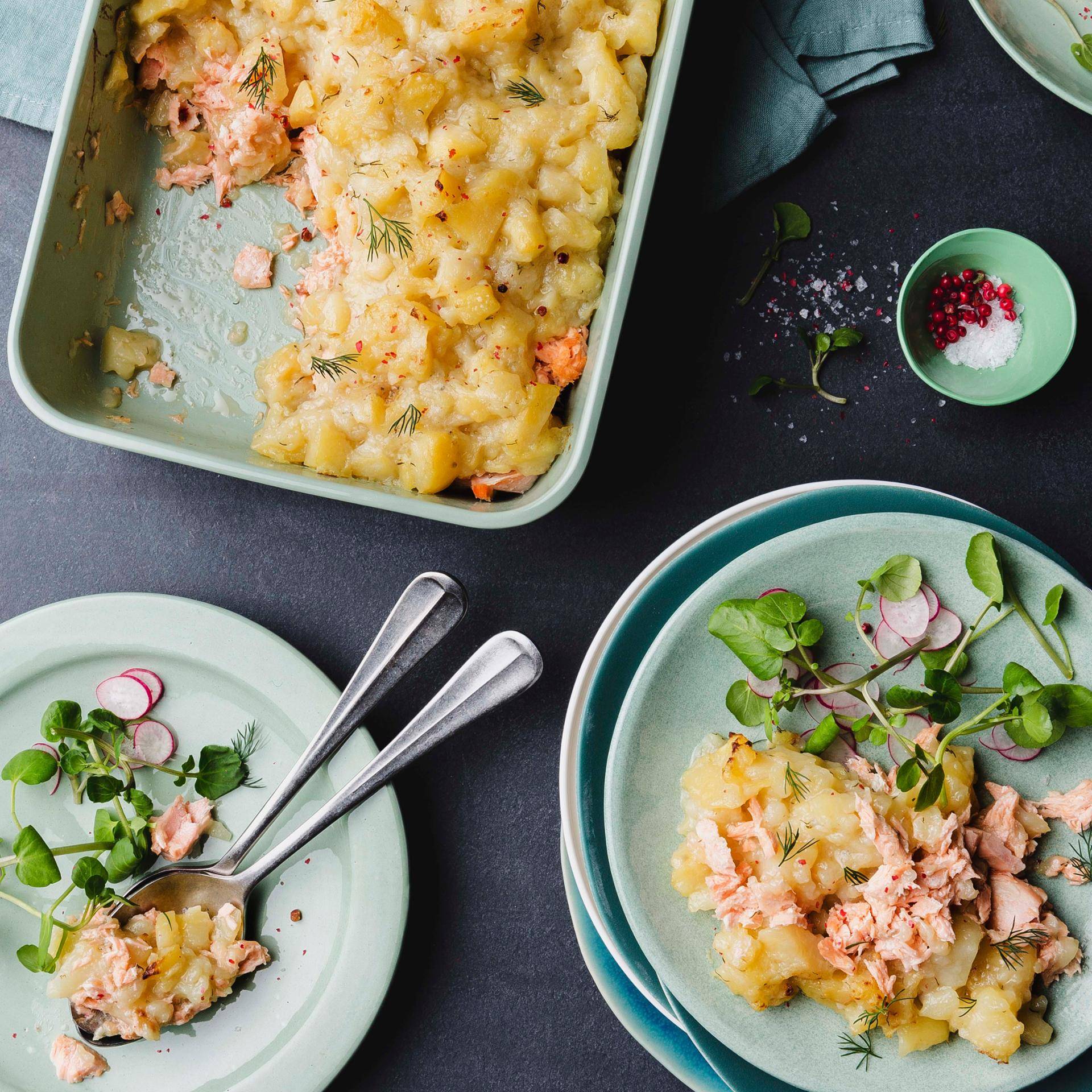 Parmentier au saumon - Recette Cookeo | Moulinex