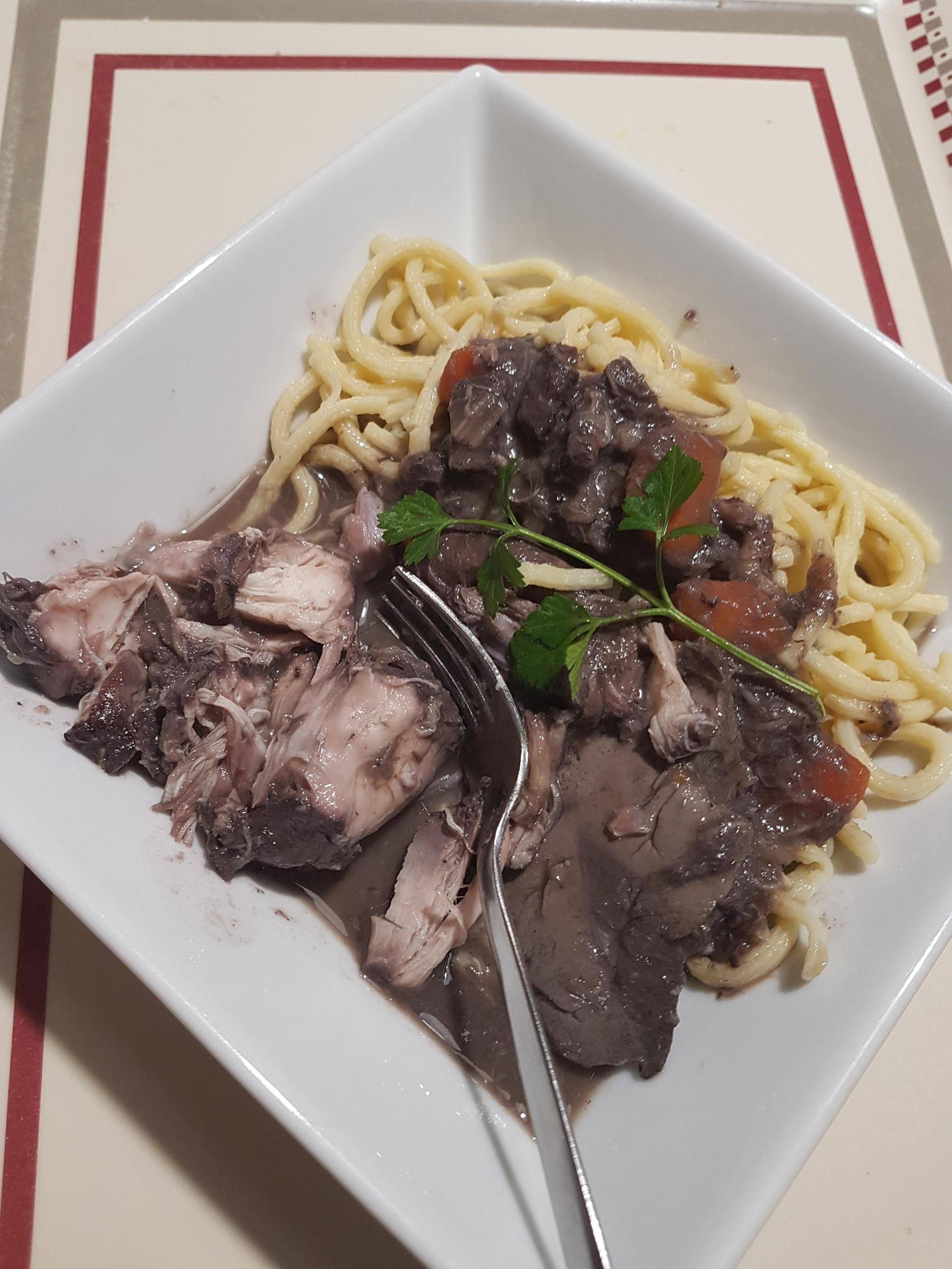 Lapin au vin rouge - Recette Companion Connect XL | Moulinex
