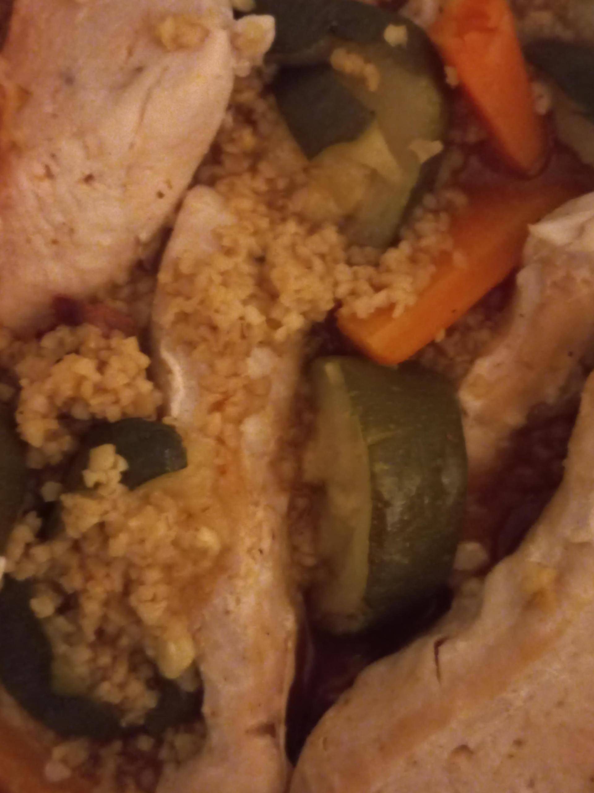 Couscous au poulet et dès de merguez - Recette Cookeo V3 | Moulinex