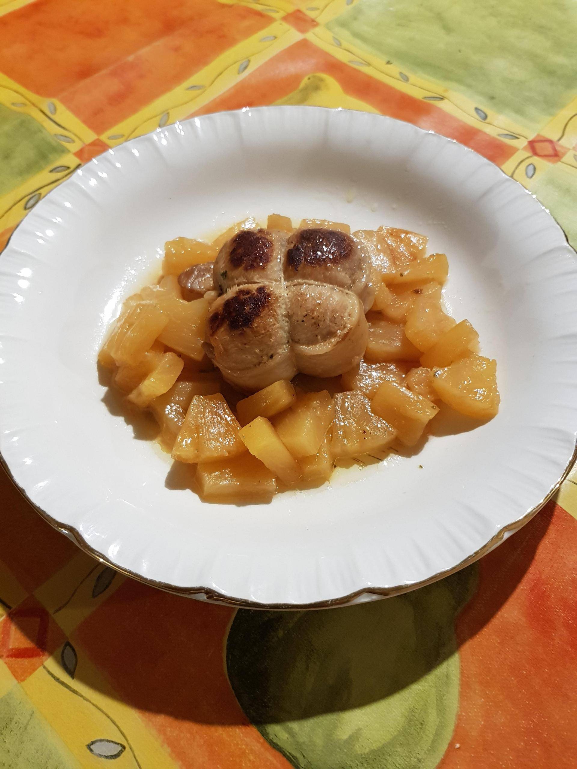 Paupiette de porc à l'ananas - Recette Cookeo | Moulinex