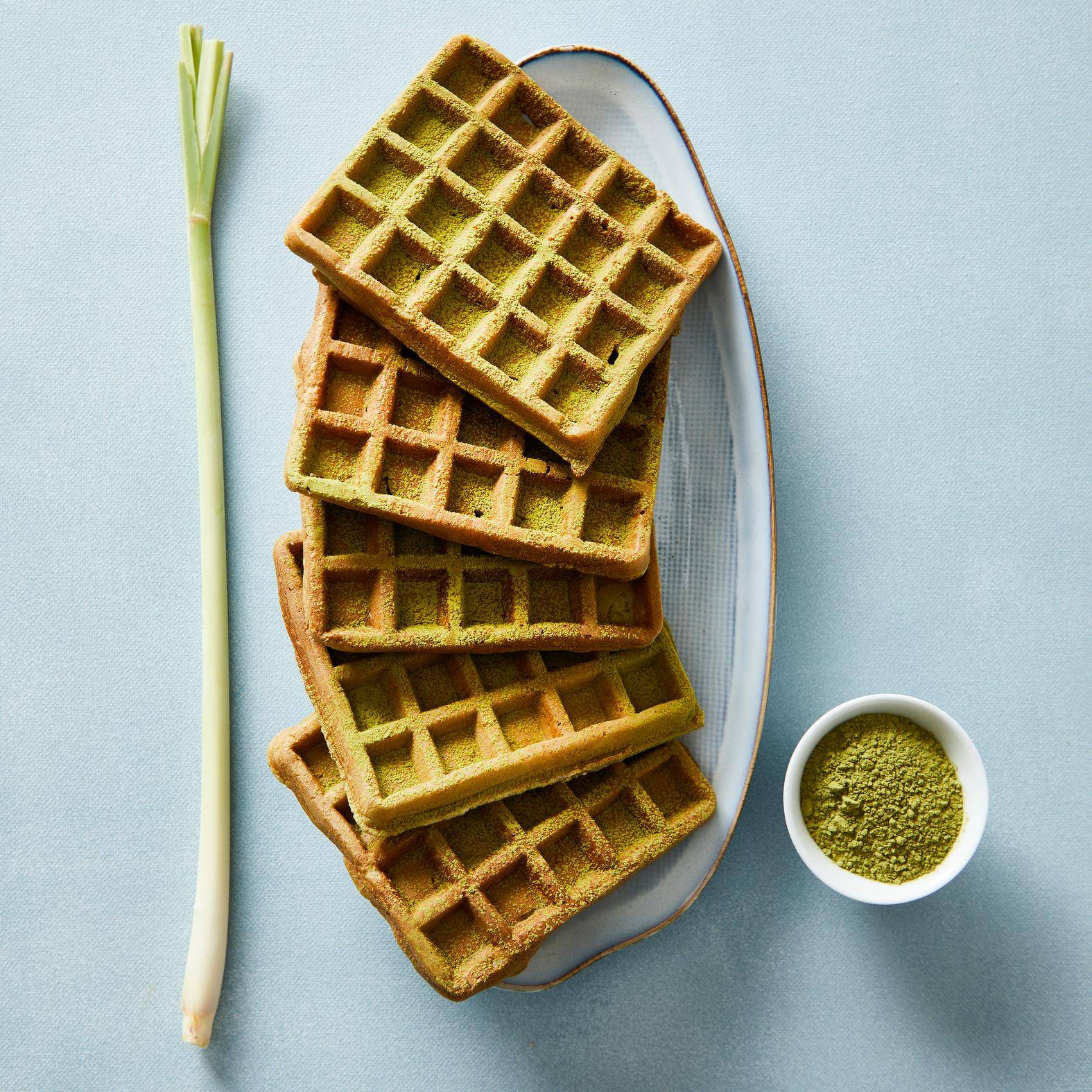 Gaufres croustillantes au thé matcha - Recette Perfectmix + | Moulinex